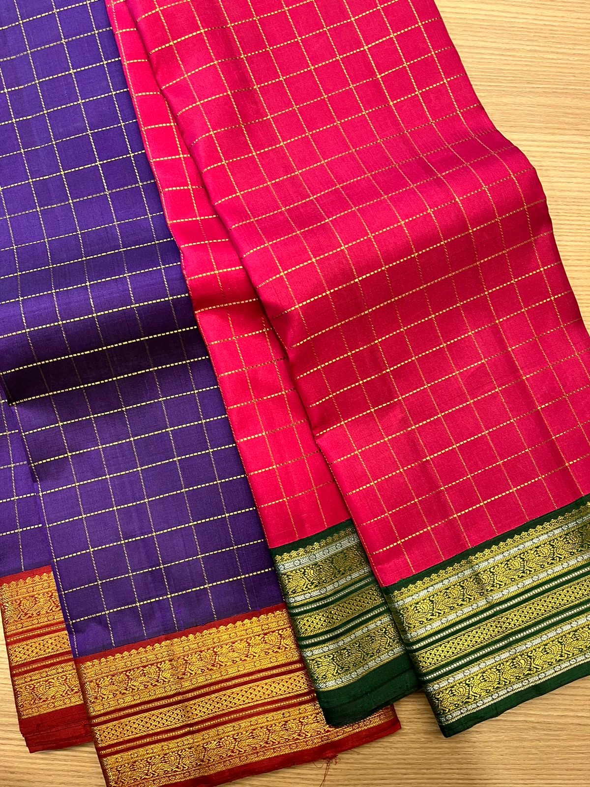 Project Kattam - Checkered Kanjivarams