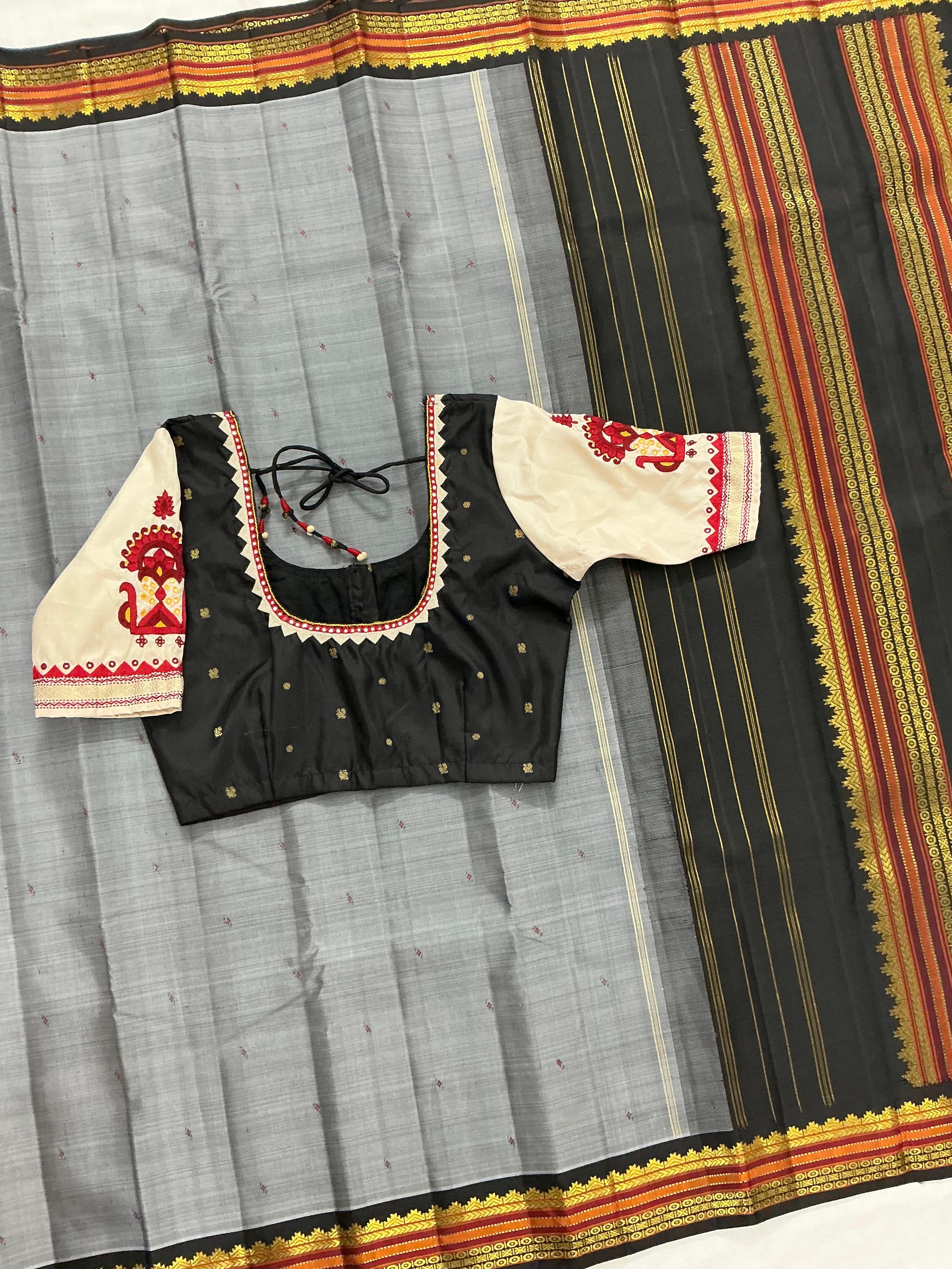 Handcrafted Ready to Wear Blouse - Kanjivaram Silk
