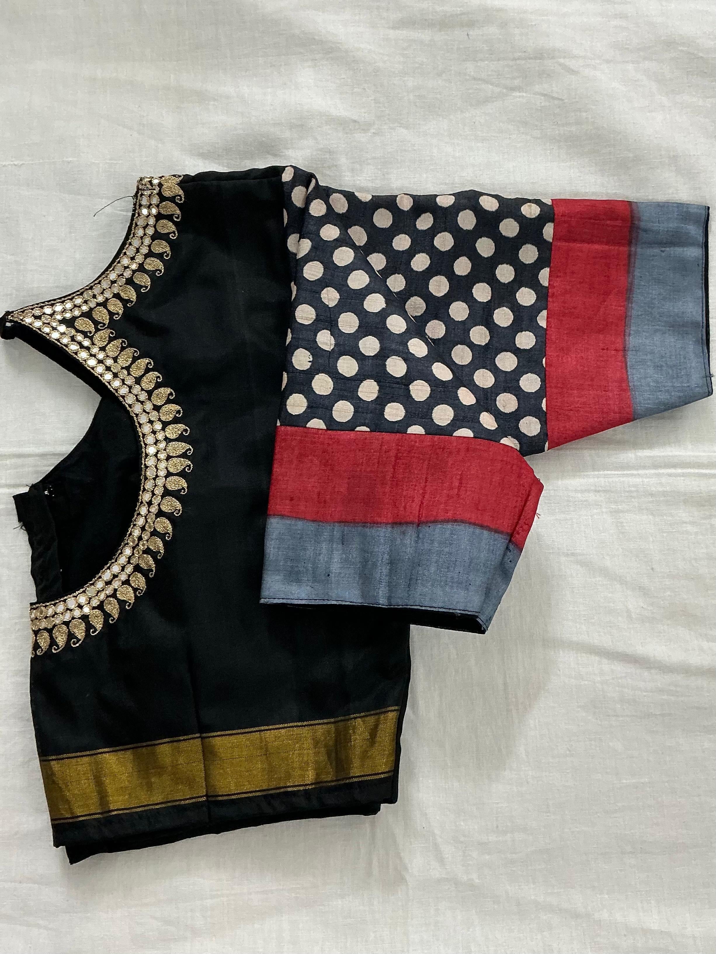 Handcrafted Ready to Wear Blouse - Kanjivaram Silk