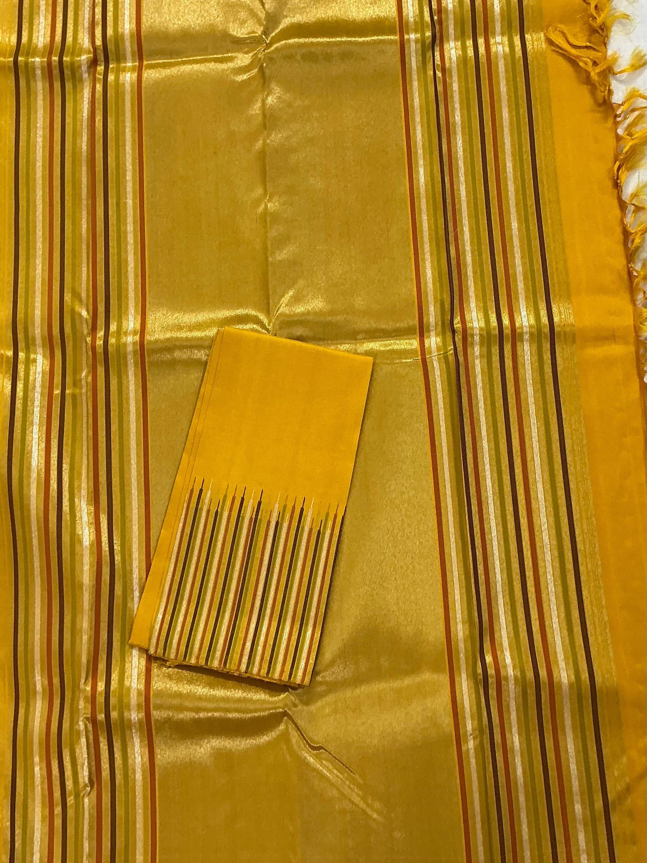 MYTHILI : 8 Kol Kanjivaram Silk (Banana Yellow)