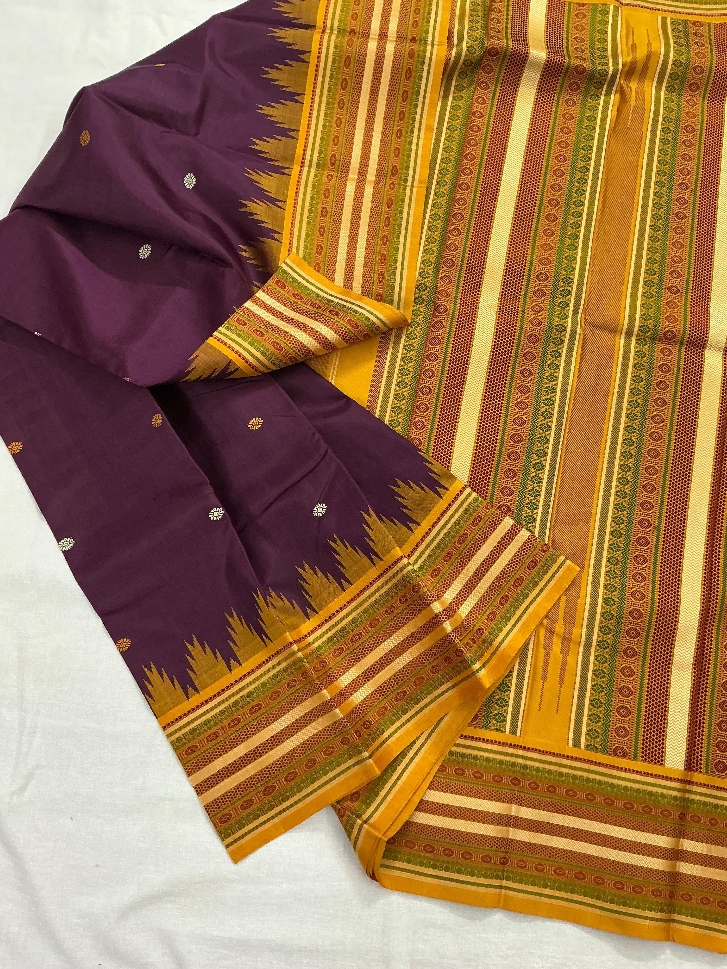 No Zari Korvai Kanjivaram Silk