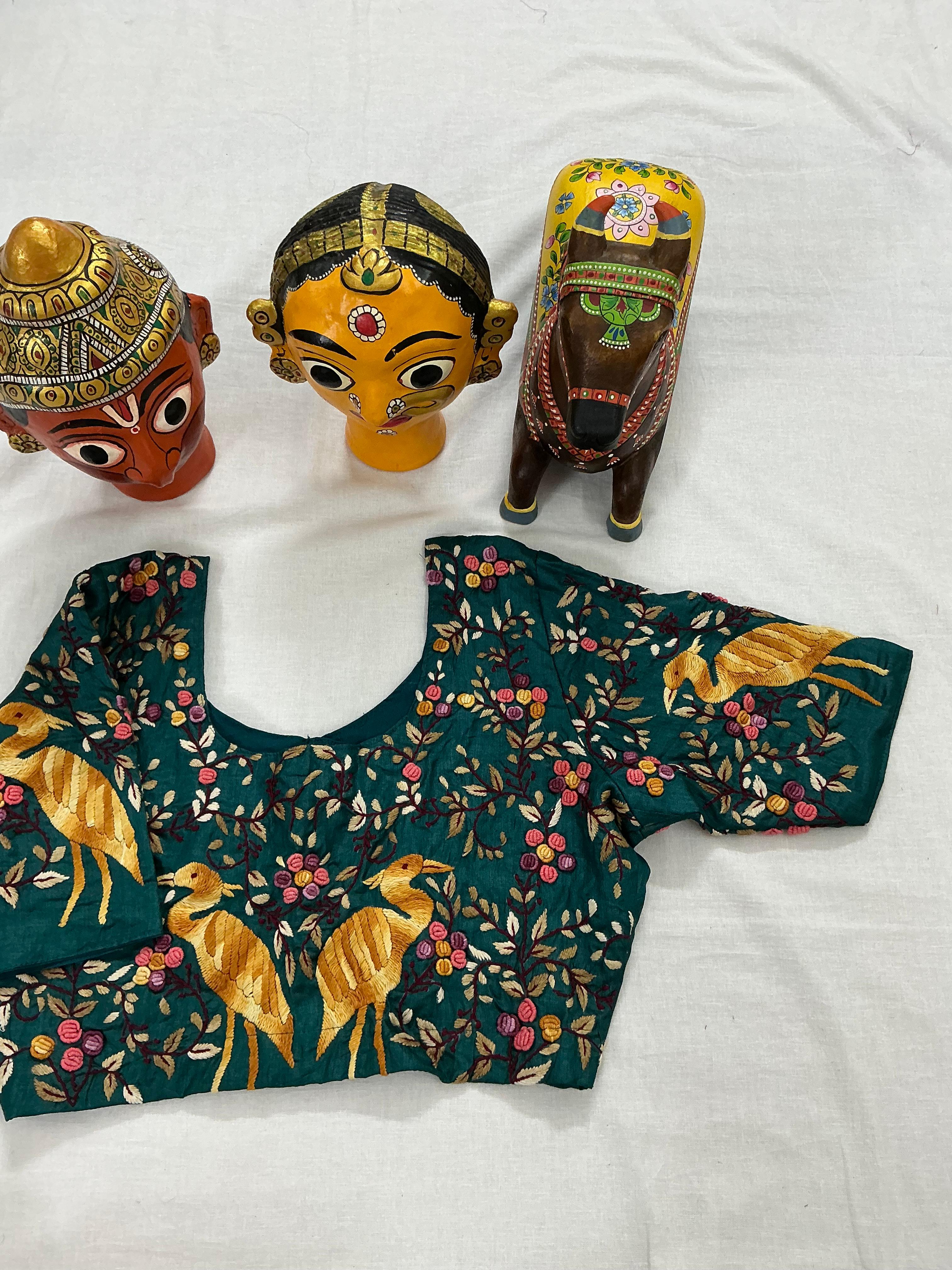 Handcrafted Ready to Wear Blouse - French Knot