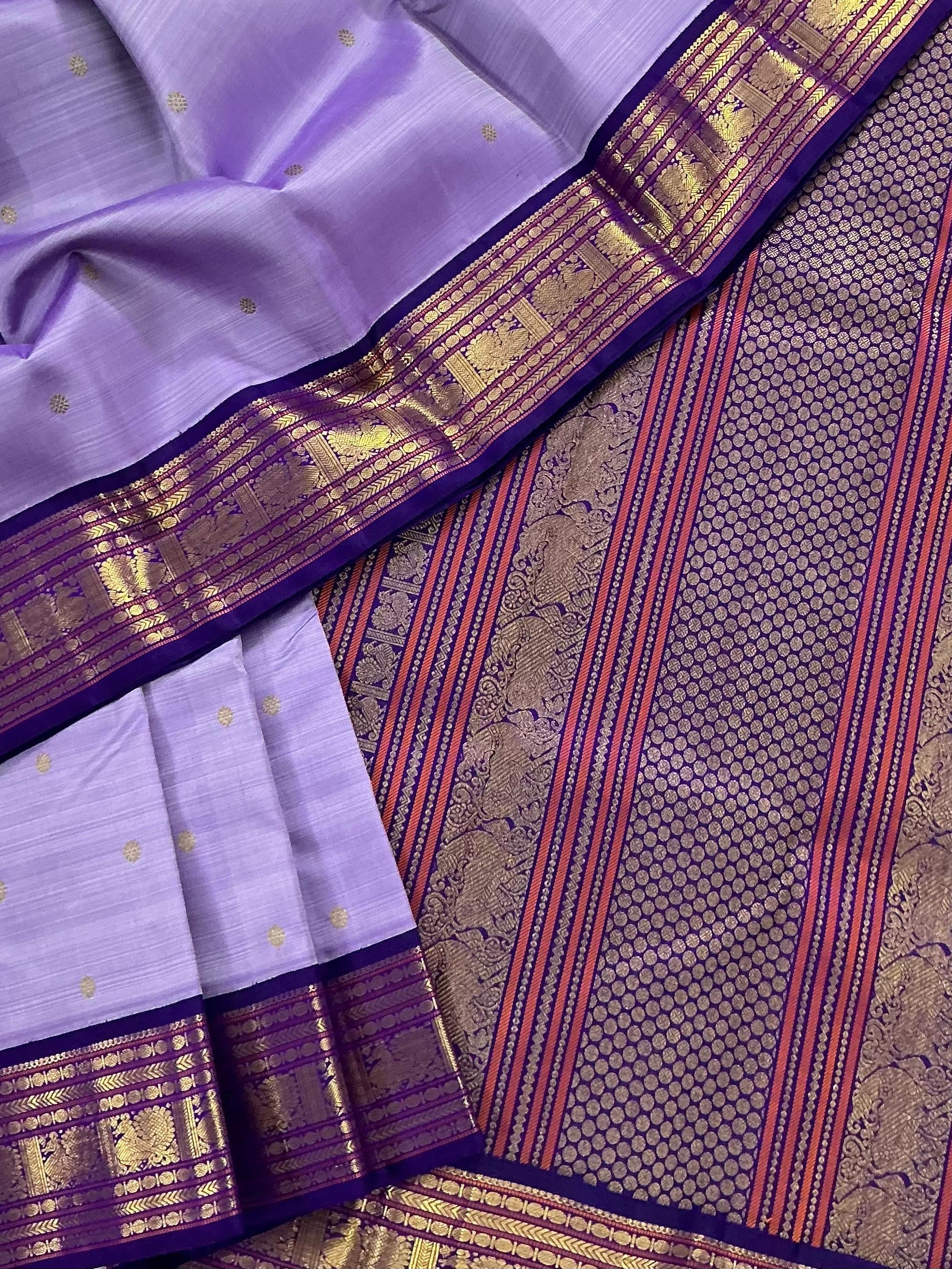 MYTHILI : Vintage Inspired Korvai Kanjivaram (December Poo)