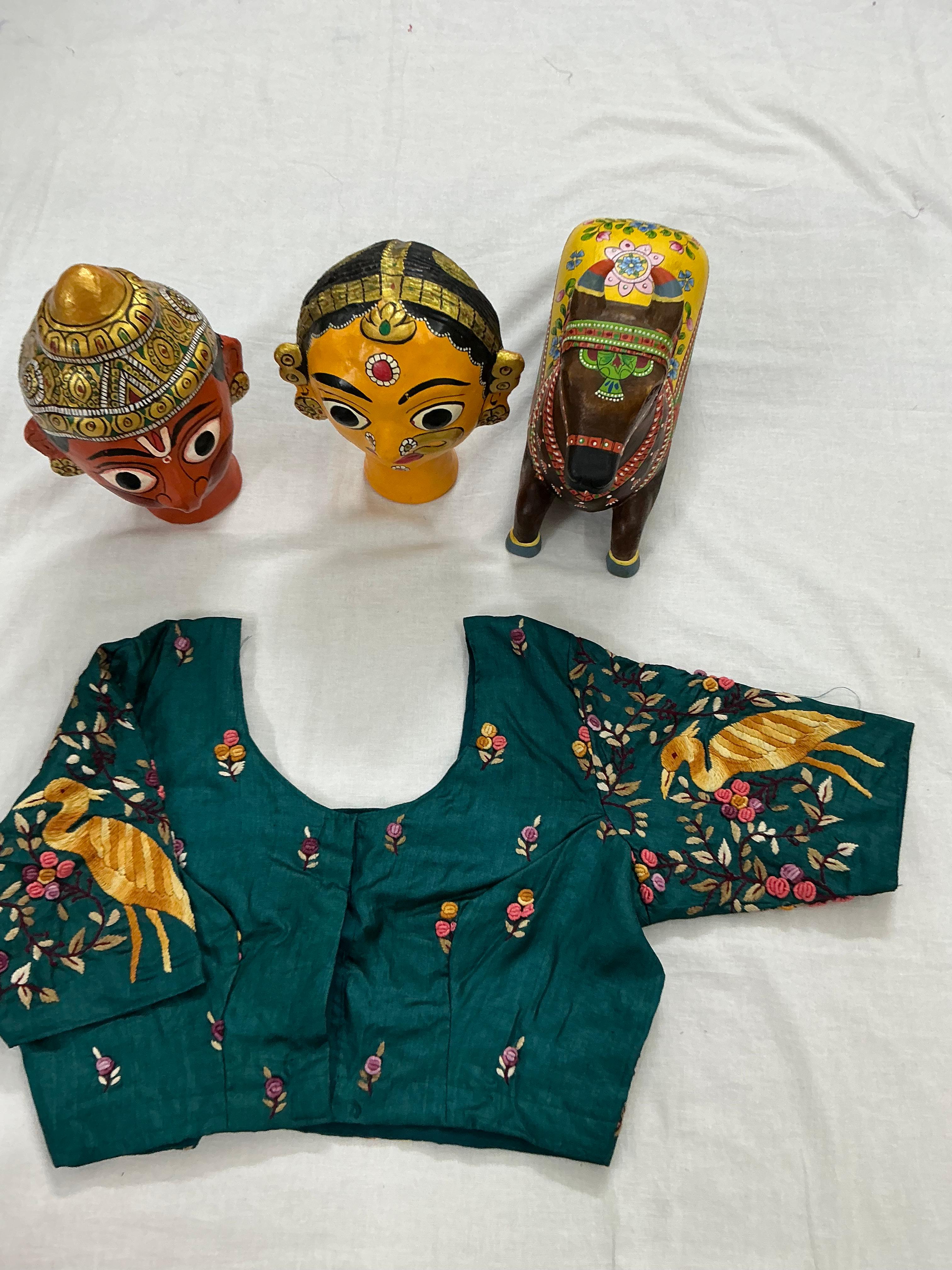 Handcrafted Ready to Wear Blouse - French Knot