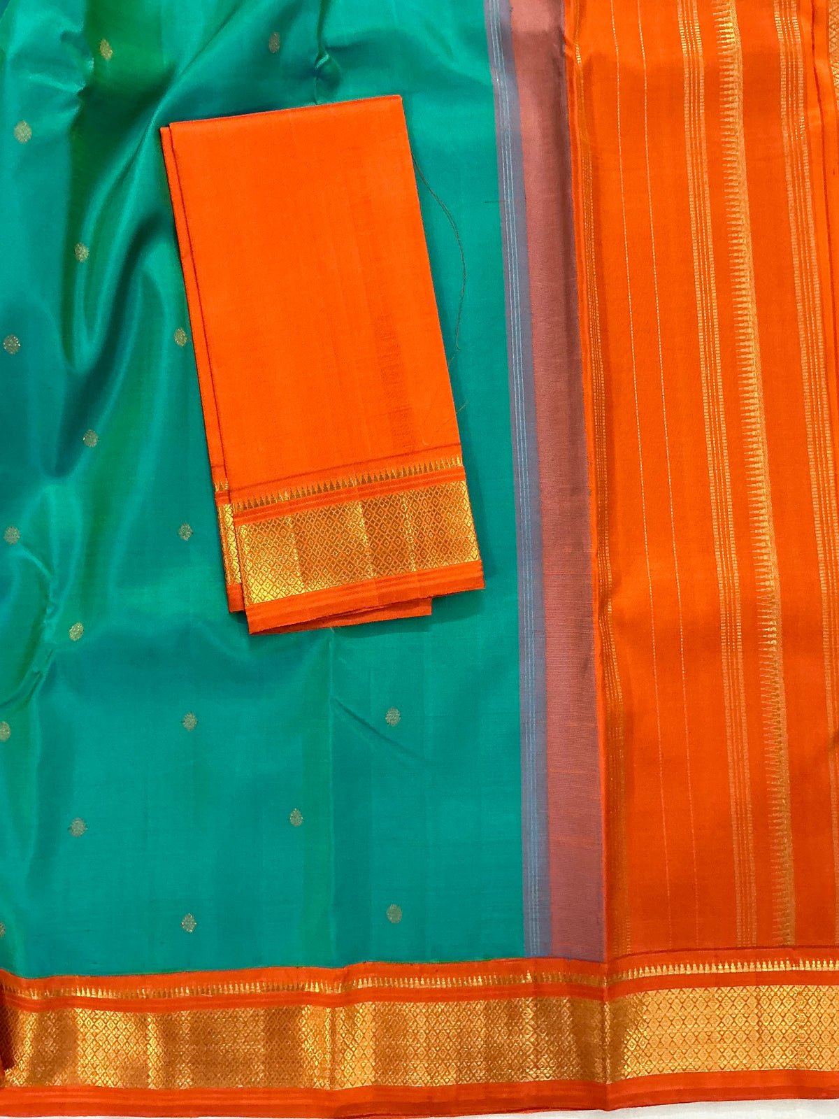 MYTHILI: Jewel tone blue