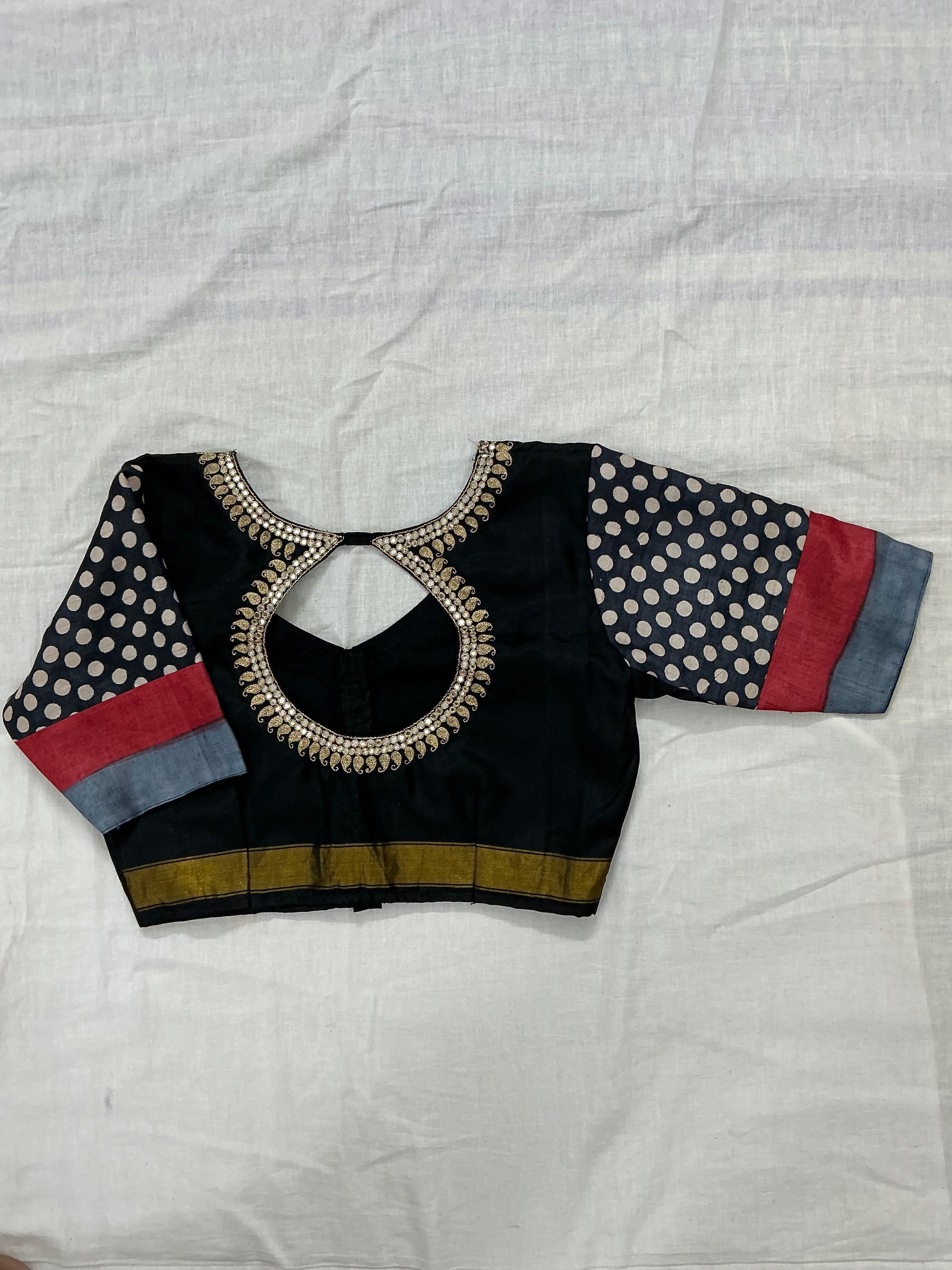 Handcrafted Ready to Wear Blouse - Kanjivaram Silk