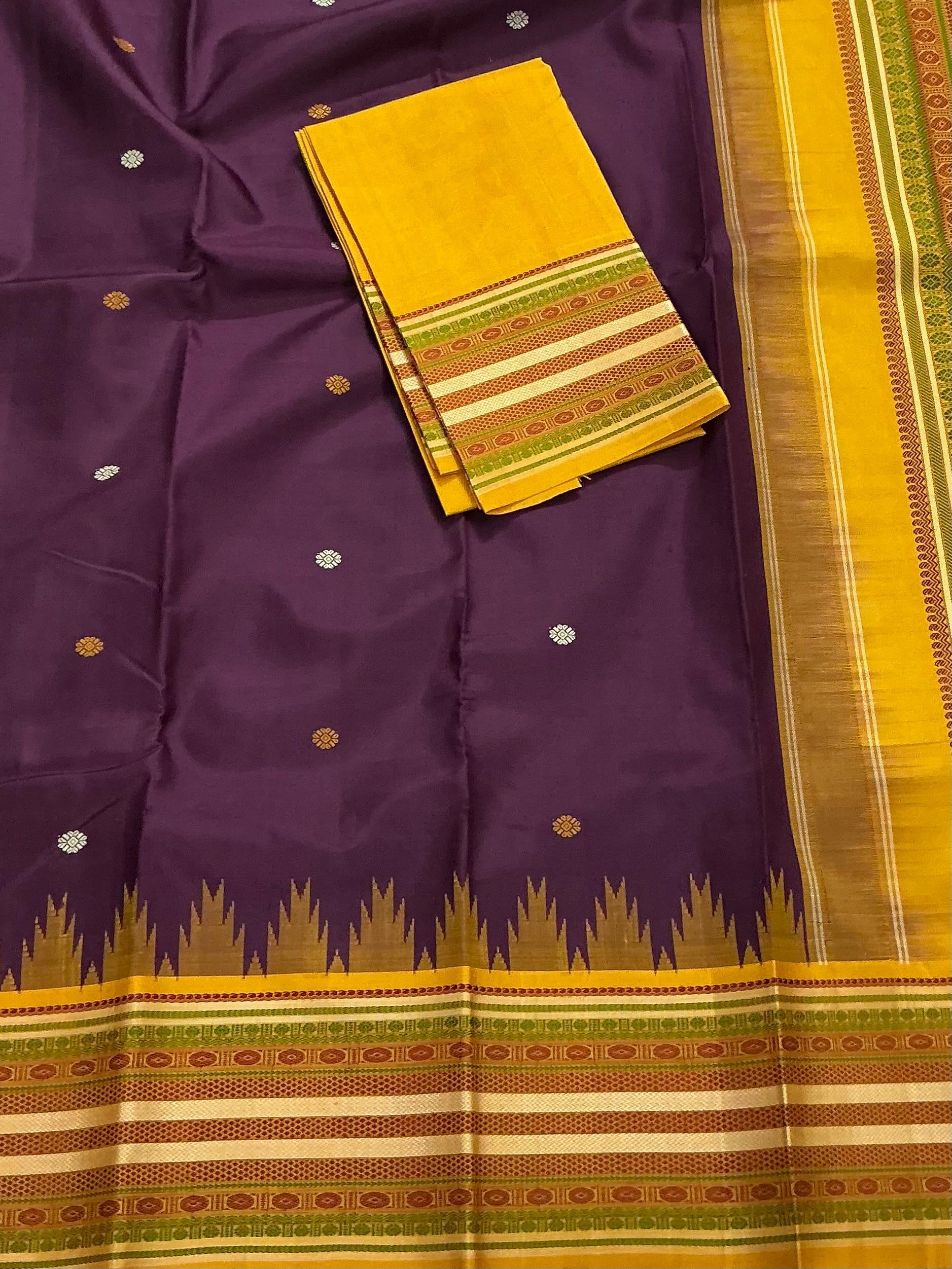 No Zari Korvai Kanjivaram Silk