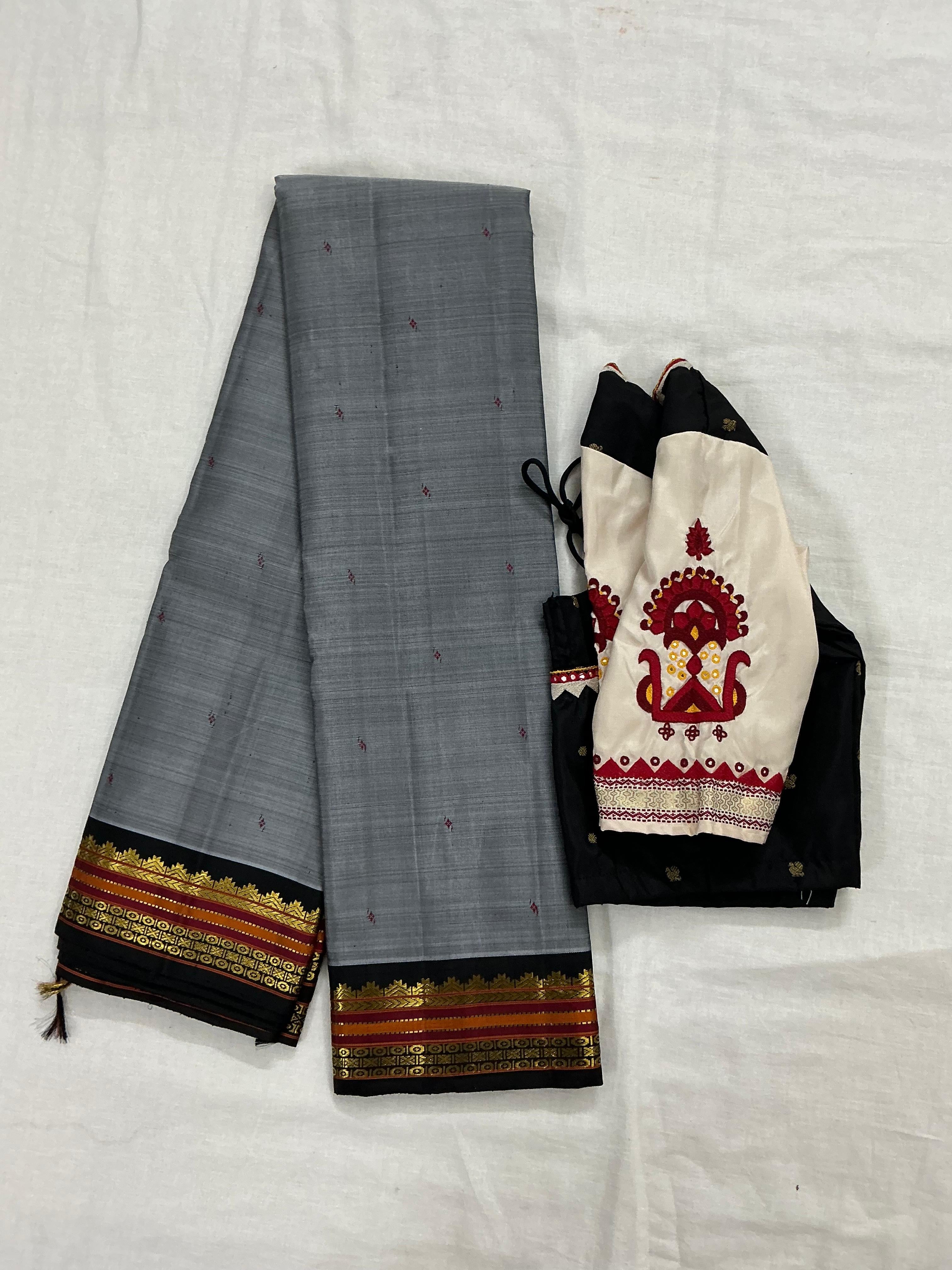Handcrafted Ready to Wear Blouse - Kanjivaram Silk