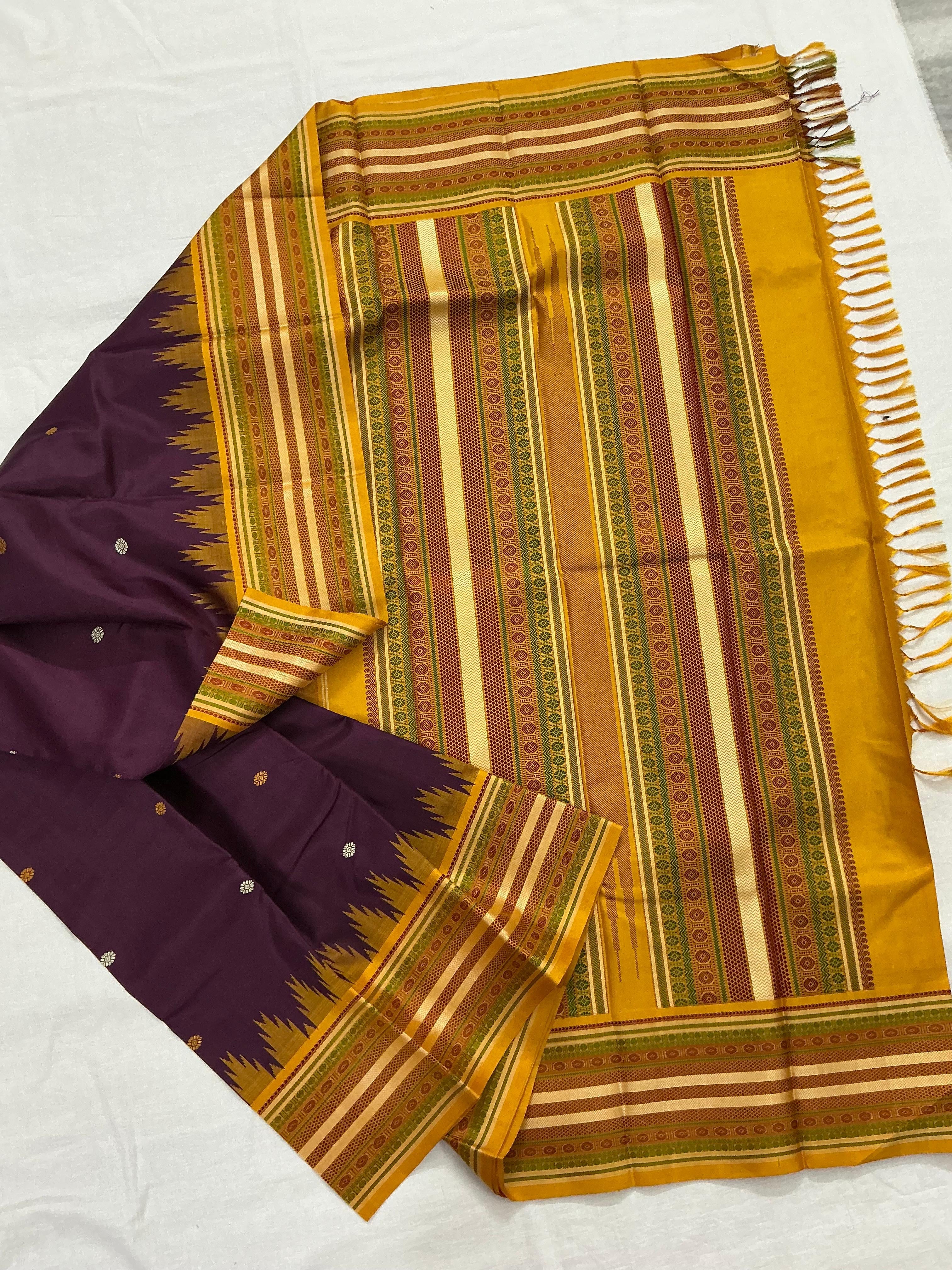 No Zari Korvai Kanjivaram Silk