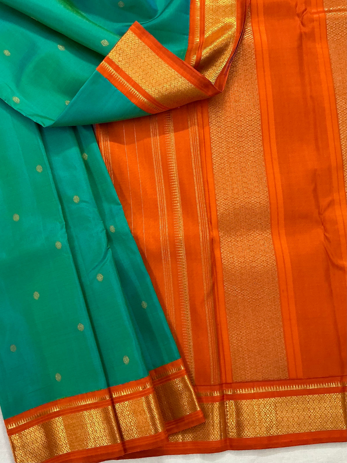 MYTHILI: Jewel tone blue