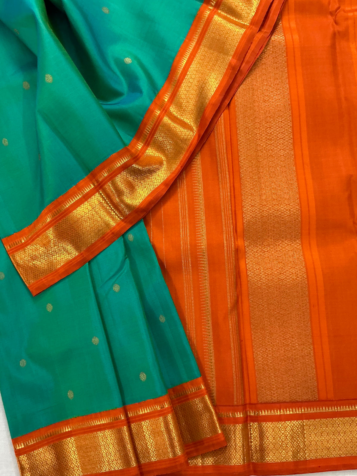 MYTHILI: Jewel tone blue