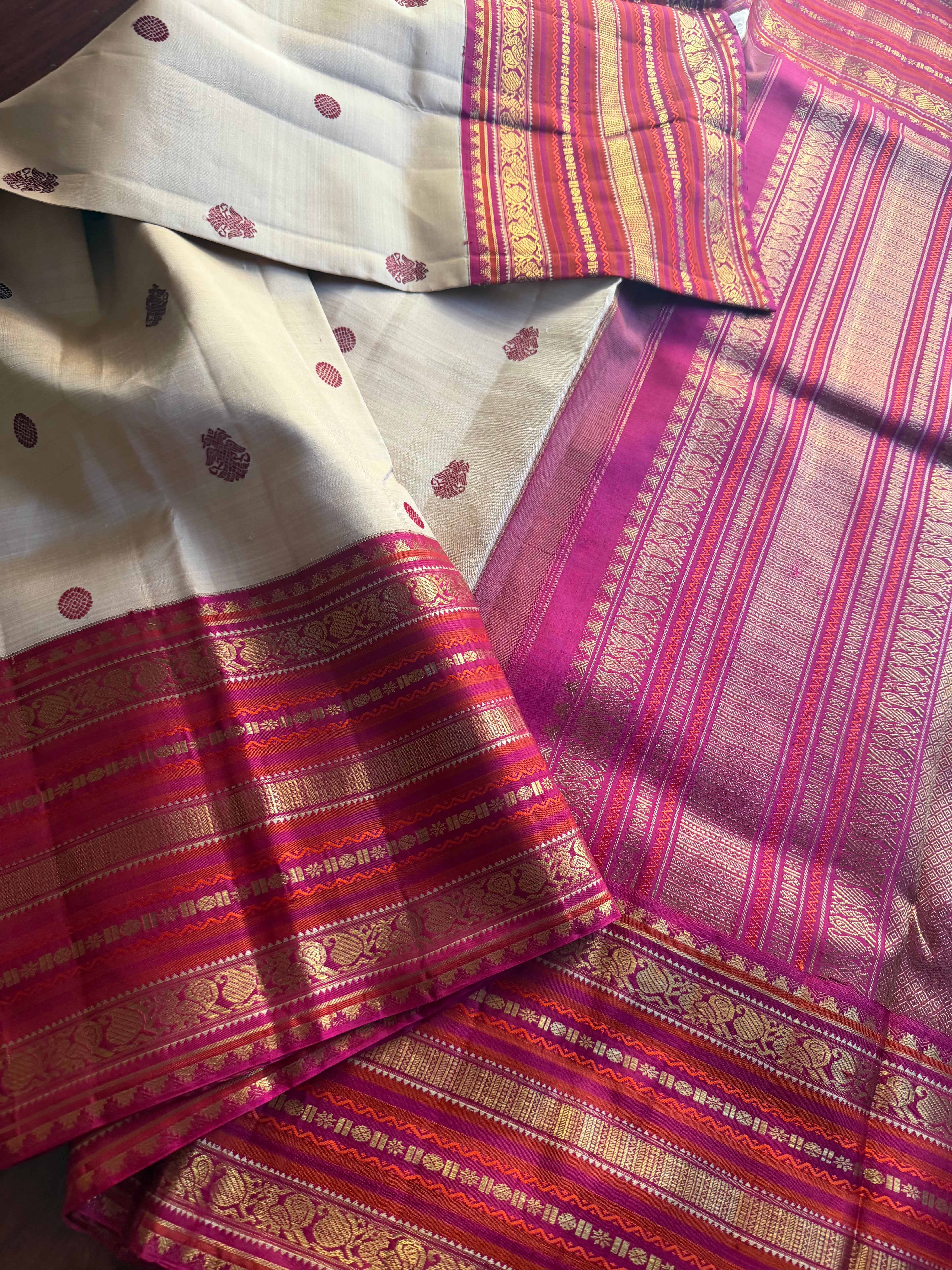 MYTHILI : Vintage Korvai Kanjivaram