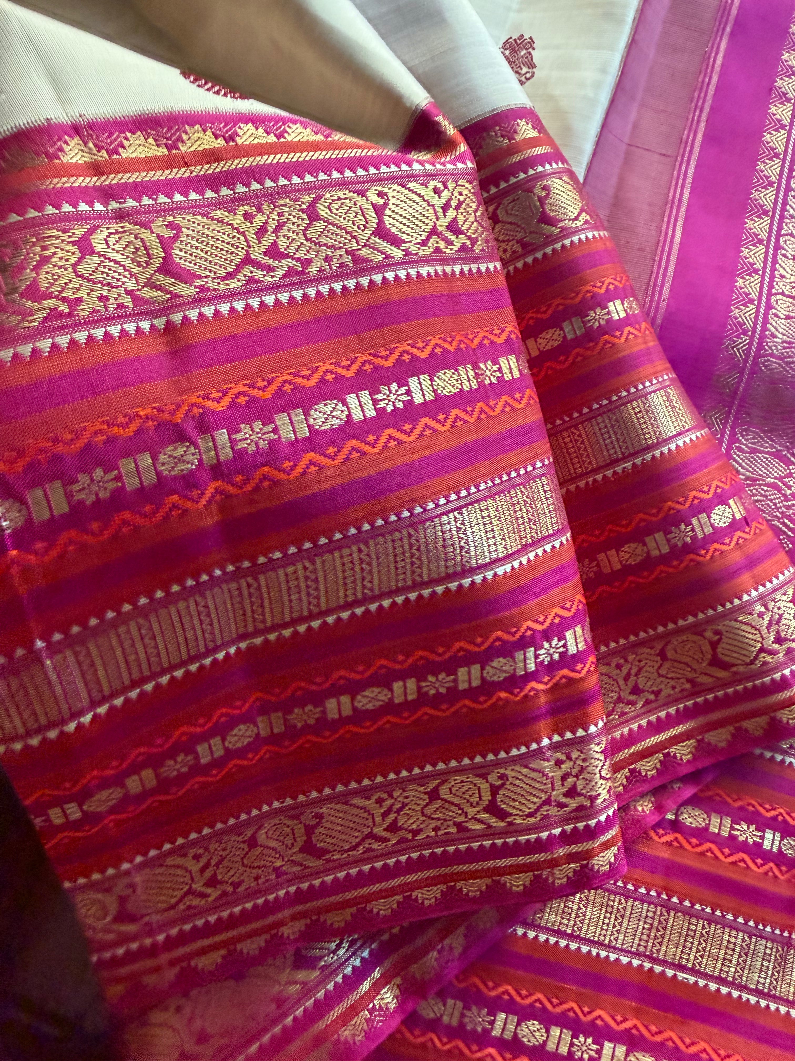 MYTHILI : Vintage Korvai Kanjivaram