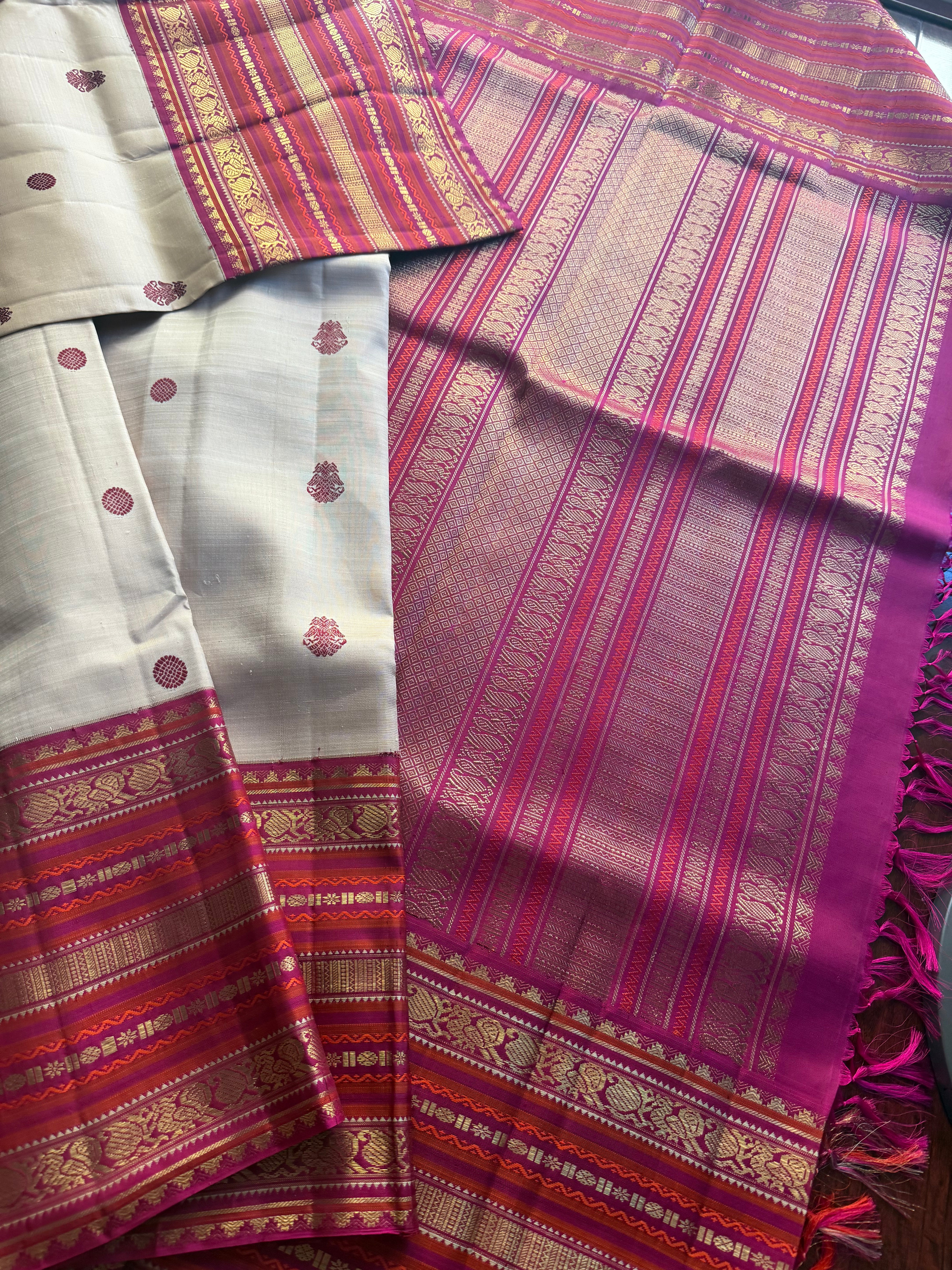 MYTHILI : Vintage Korvai Kanjivaram