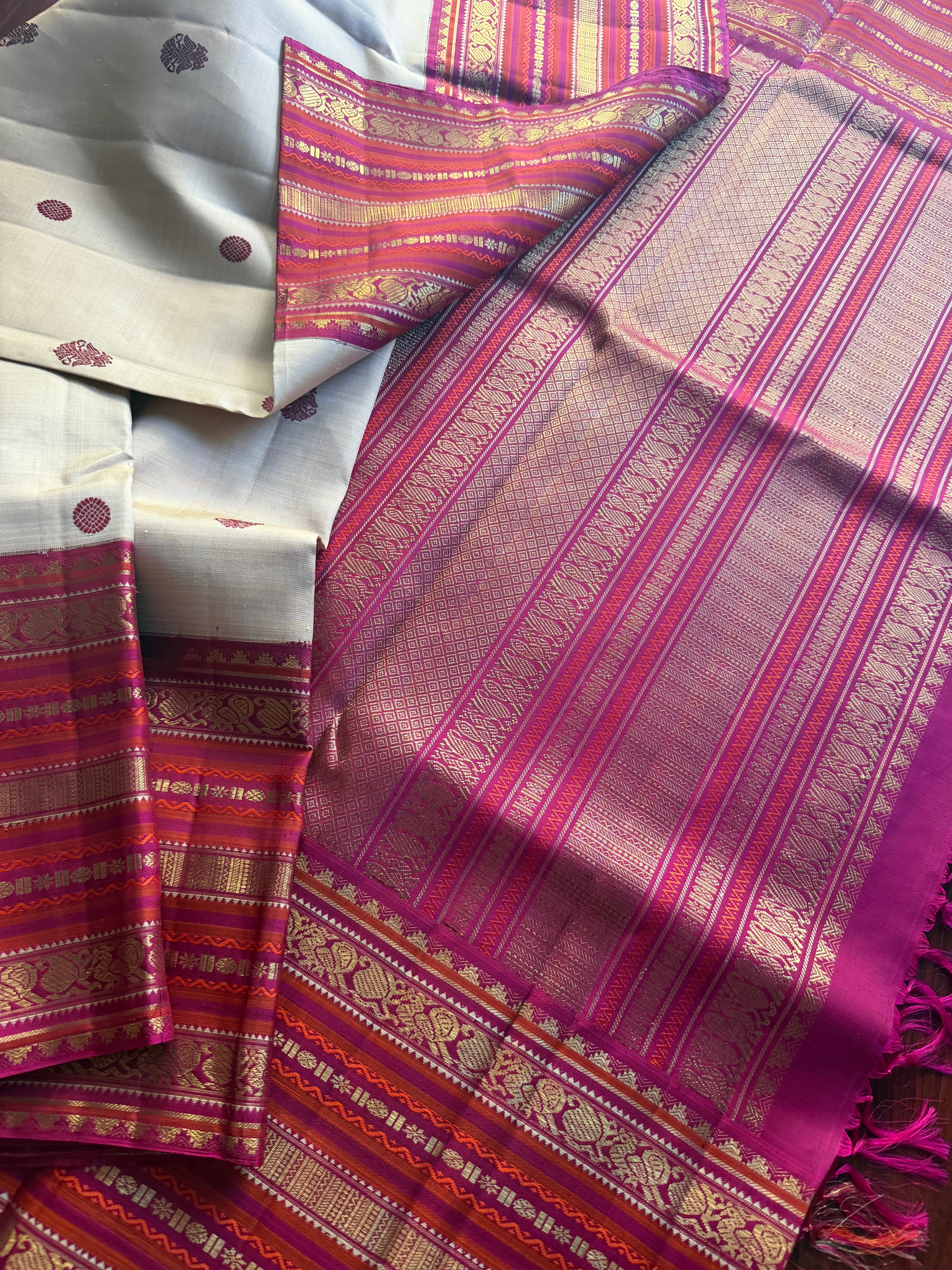 MYTHILI : Vintage Korvai Kanjivaram