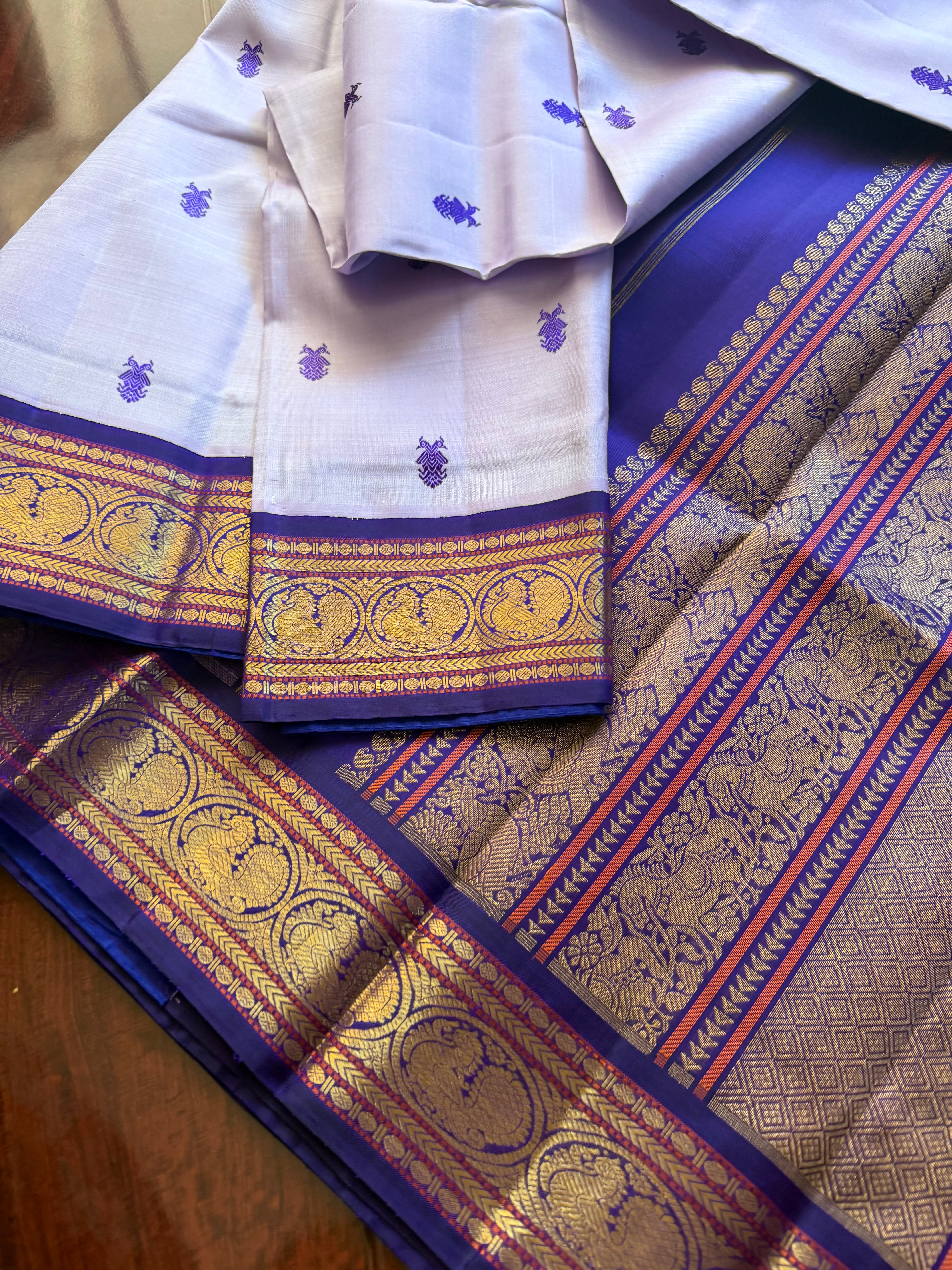 MYTHILI : Vintage Inspired Korvai Kanjivaram