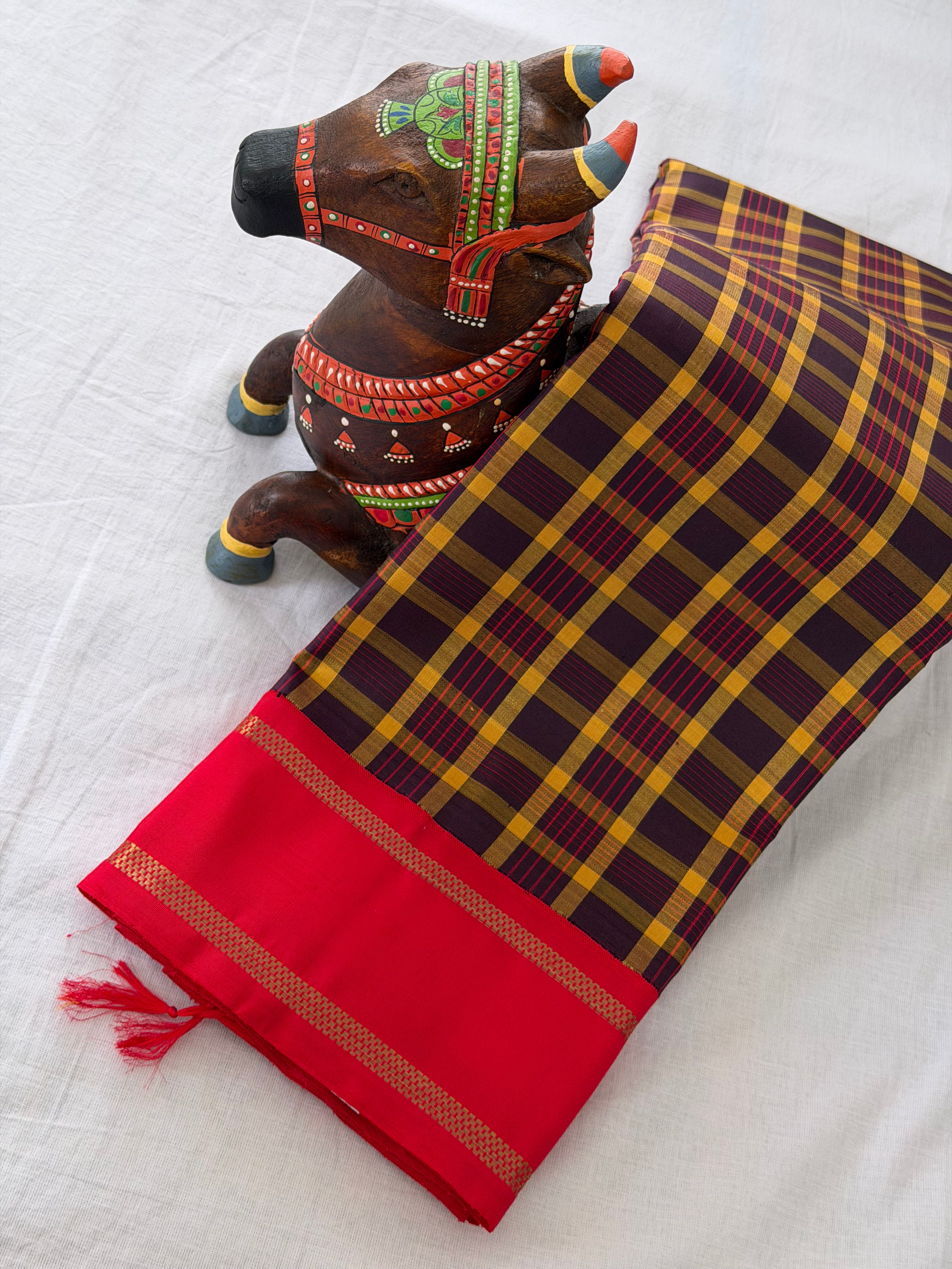 PROJECT KATTAM COLLECTIVE  : Kattam Korvai Kanjivaram Silk