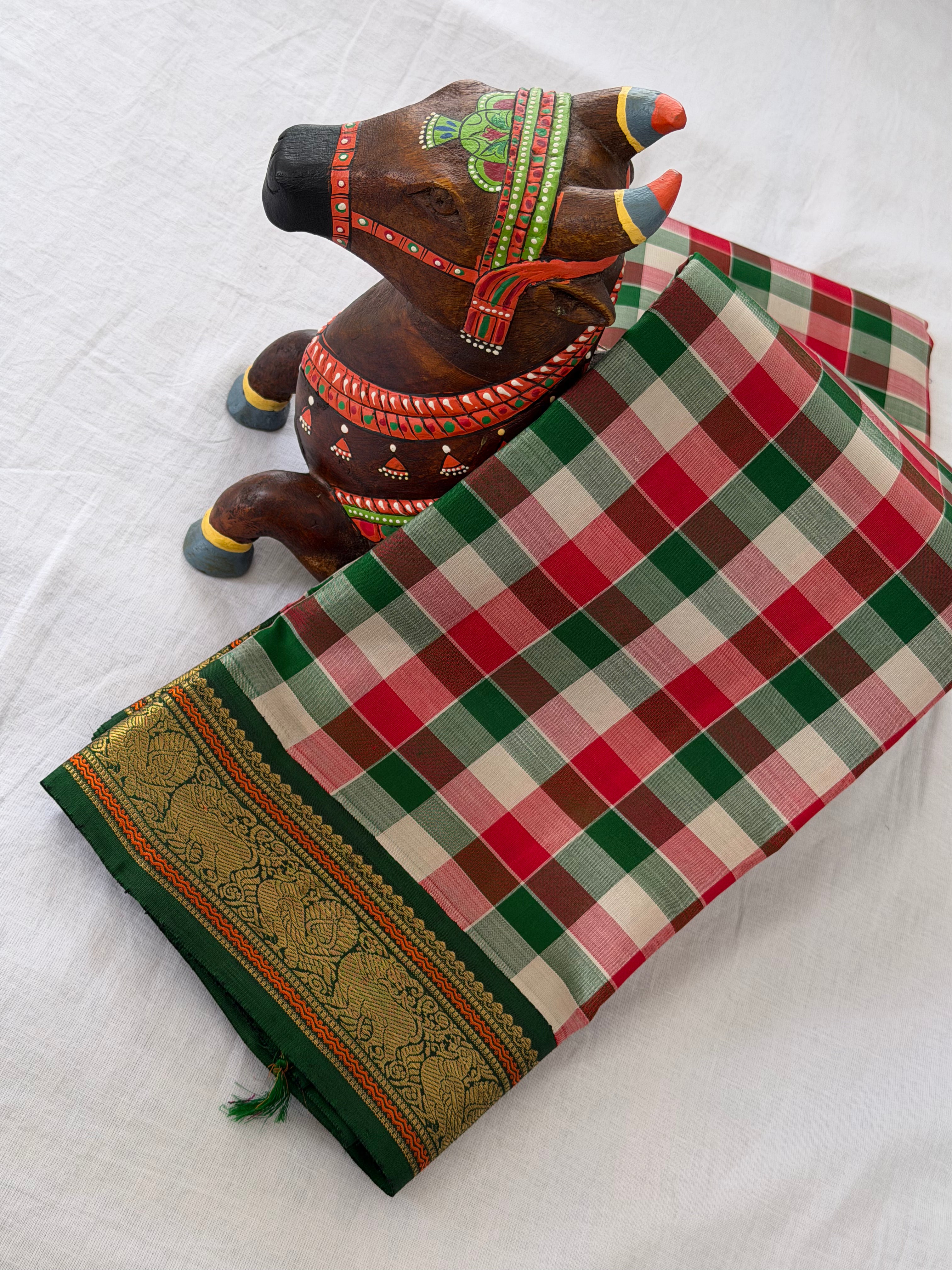PROJECT KATTAM COLLECTIVE  : Kattam Korvai Kanjivaram Silk