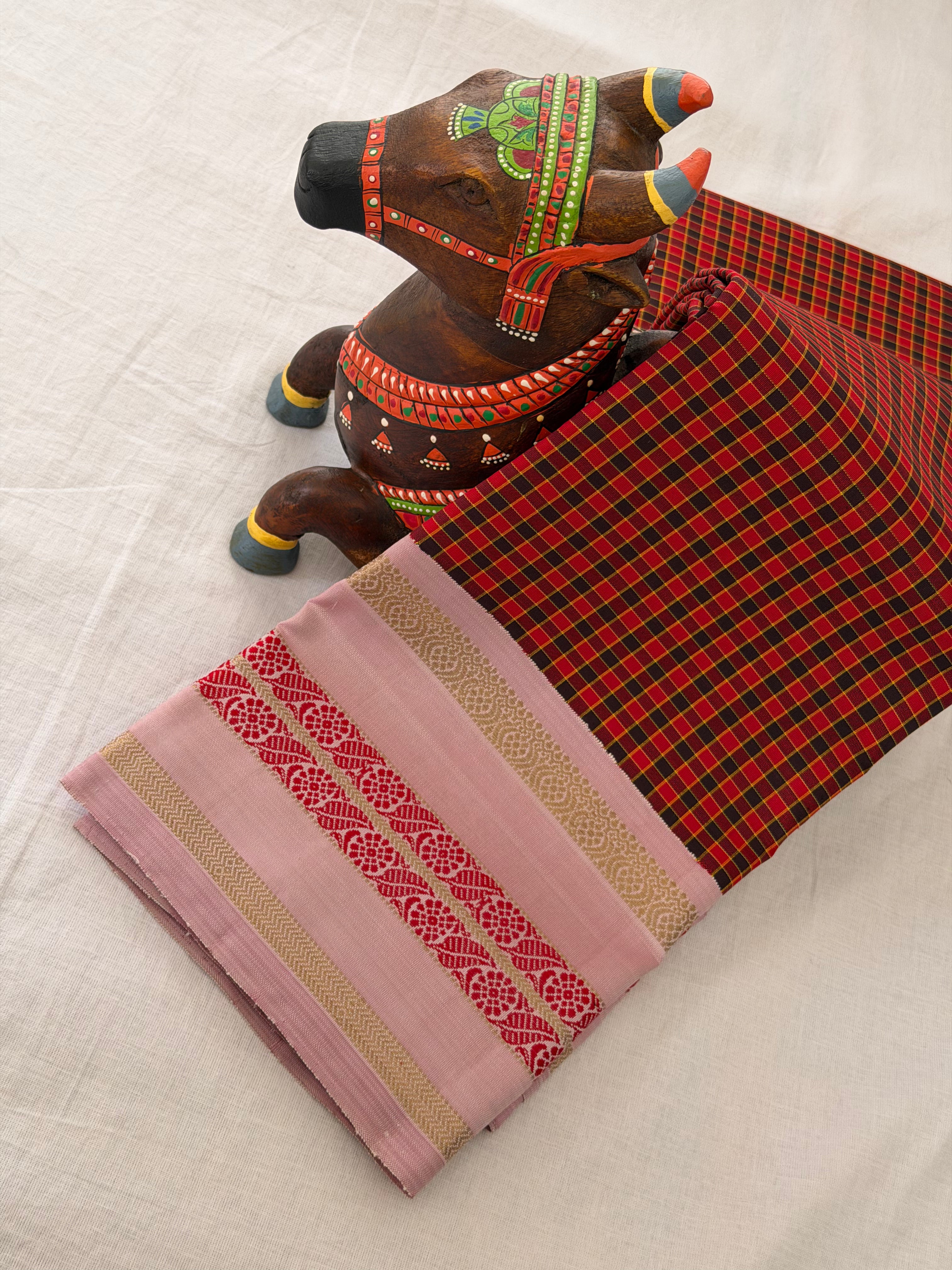 PROJECT KATTAM COLLECTIVE  : Kattam Korvai Kanjivaram Silk