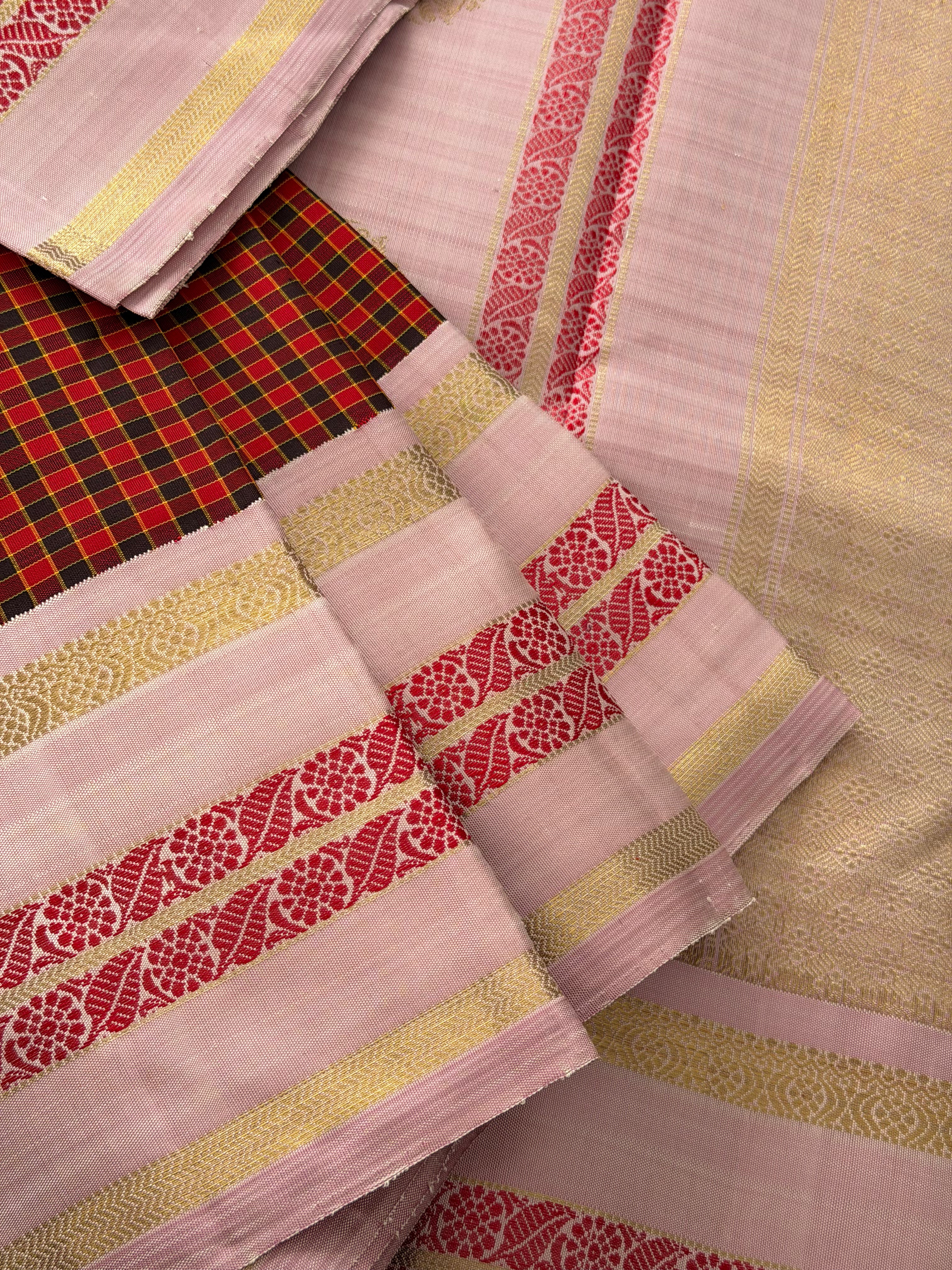 PROJECT KATTAM COLLECTIVE  : Kattam Korvai Kanjivaram Silk