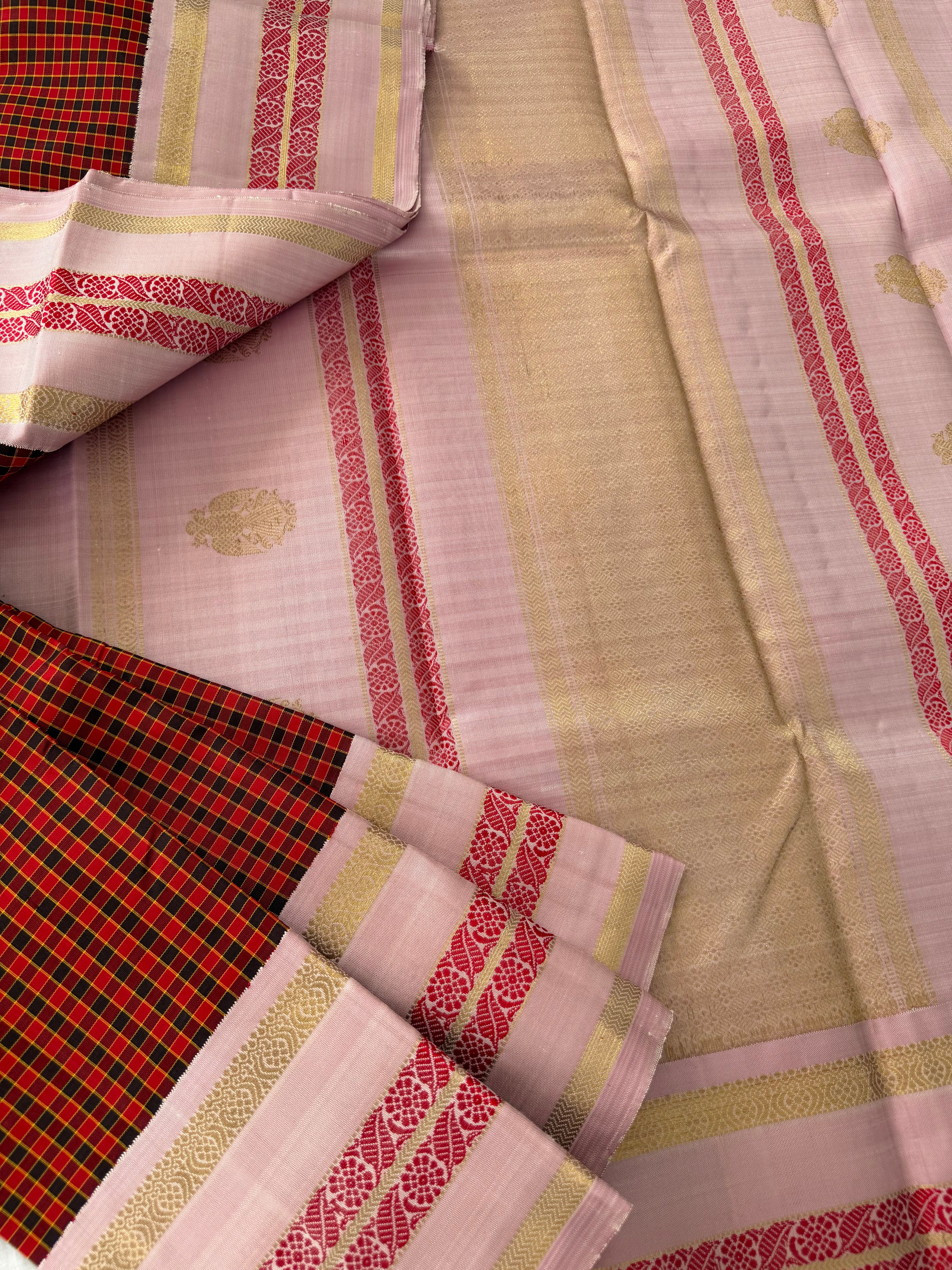 PROJECT KATTAM COLLECTIVE  : Kattam Korvai Kanjivaram Silk