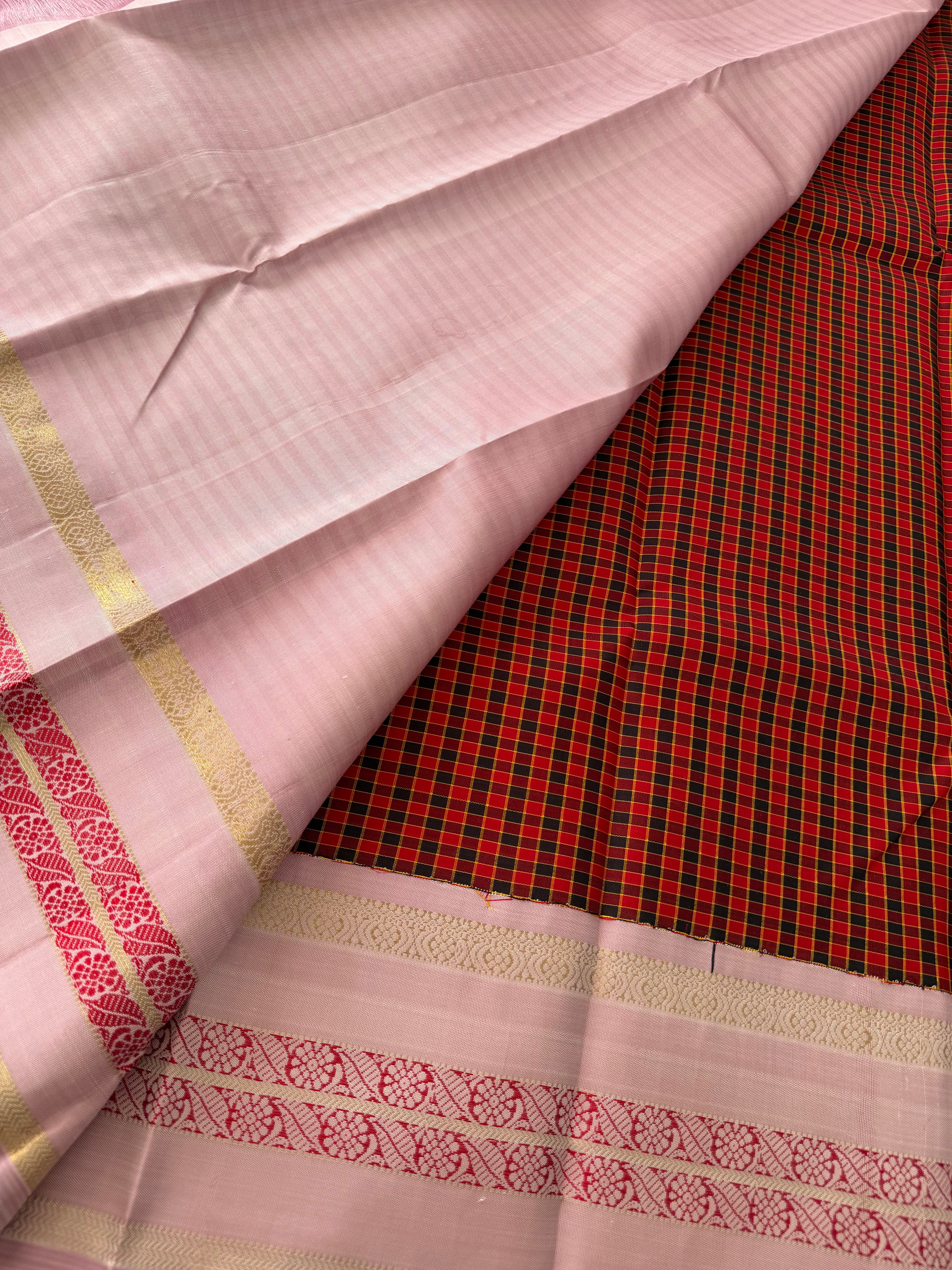 PROJECT KATTAM COLLECTIVE  : Kattam Korvai Kanjivaram Silk
