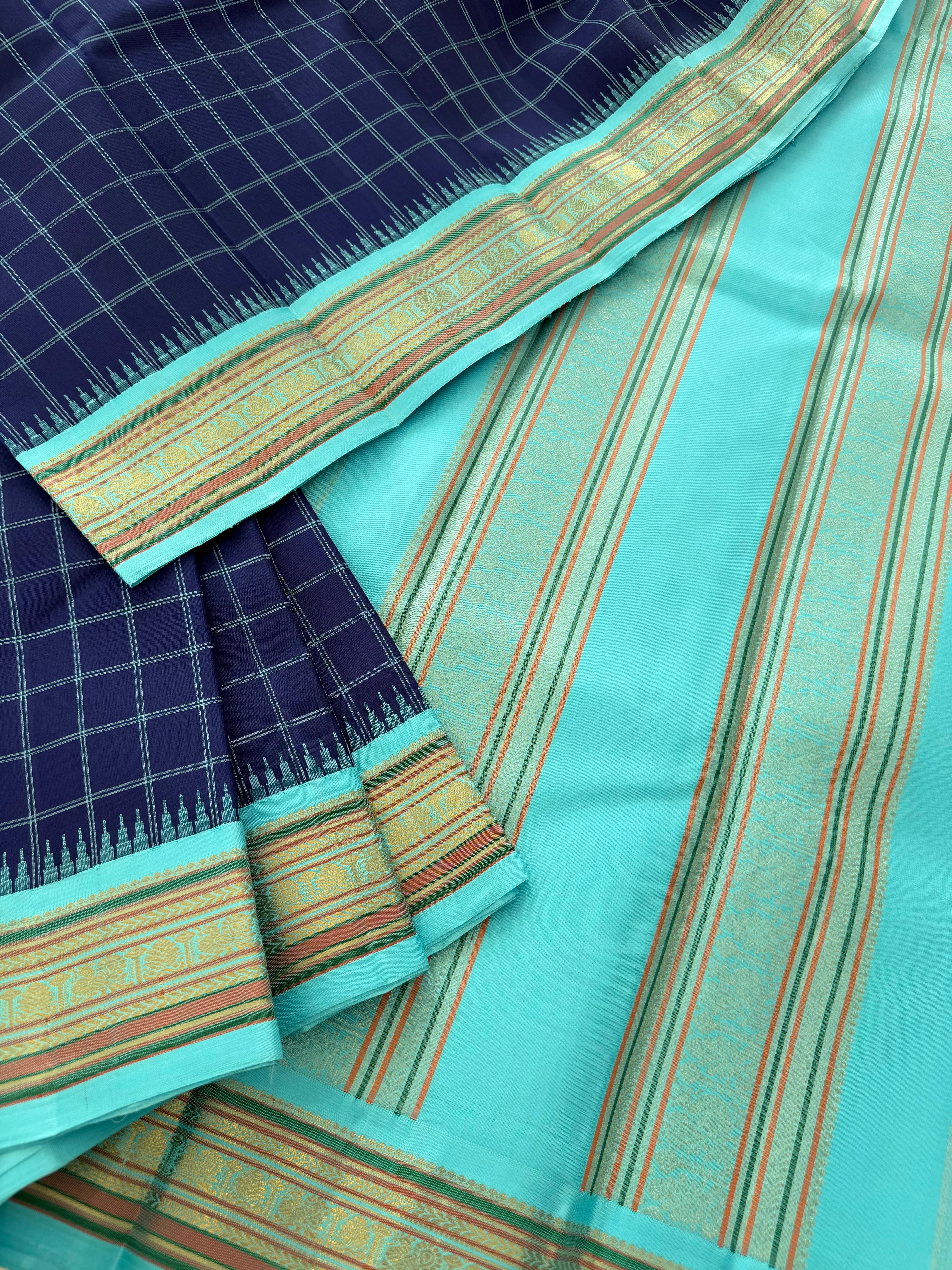 PROJECT KATTAM COLLECTIVE  : Kattam Korvai Kanjivaram Silk
