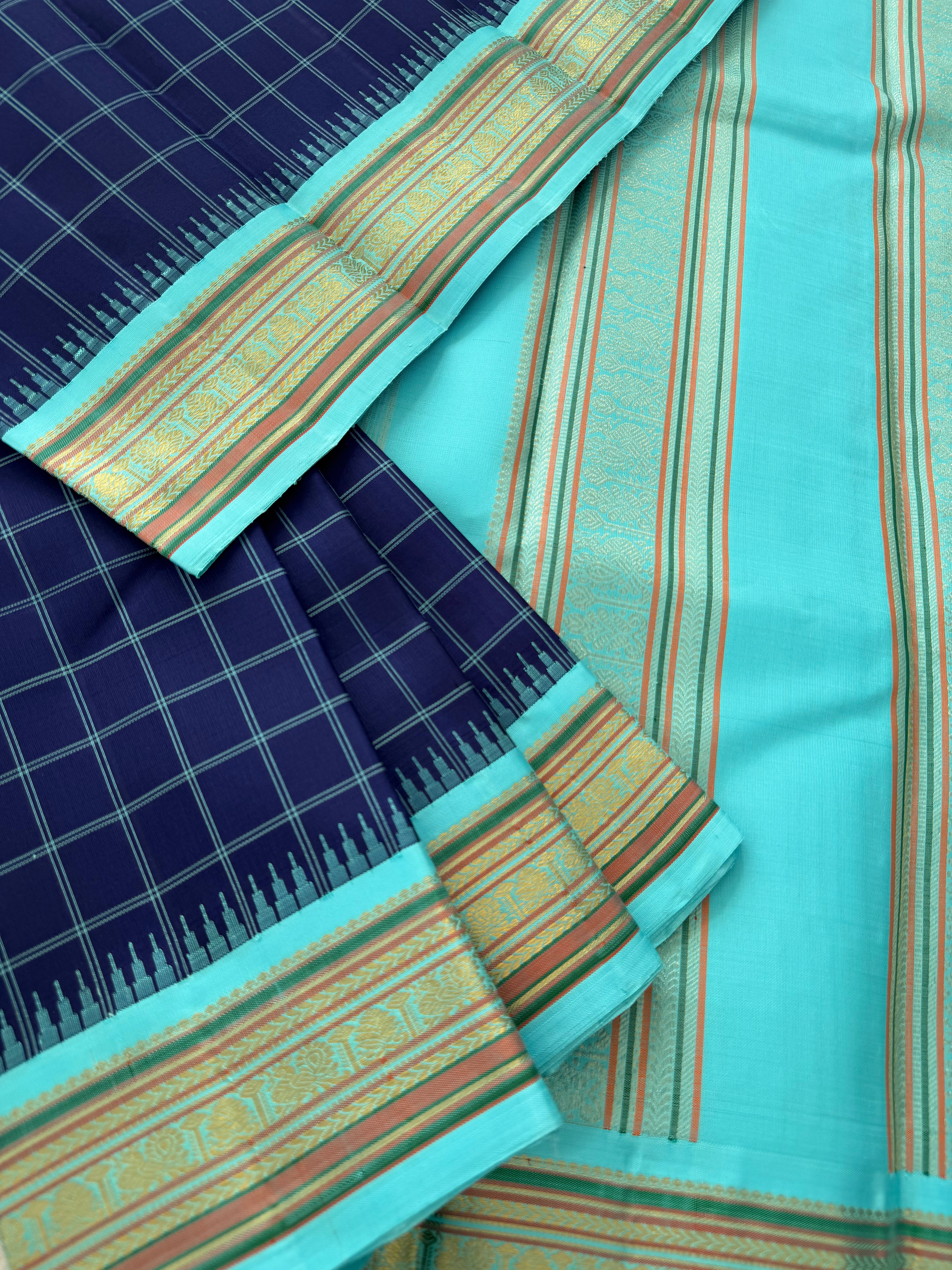 PROJECT KATTAM COLLECTIVE  : Kattam Korvai Kanjivaram Silk
