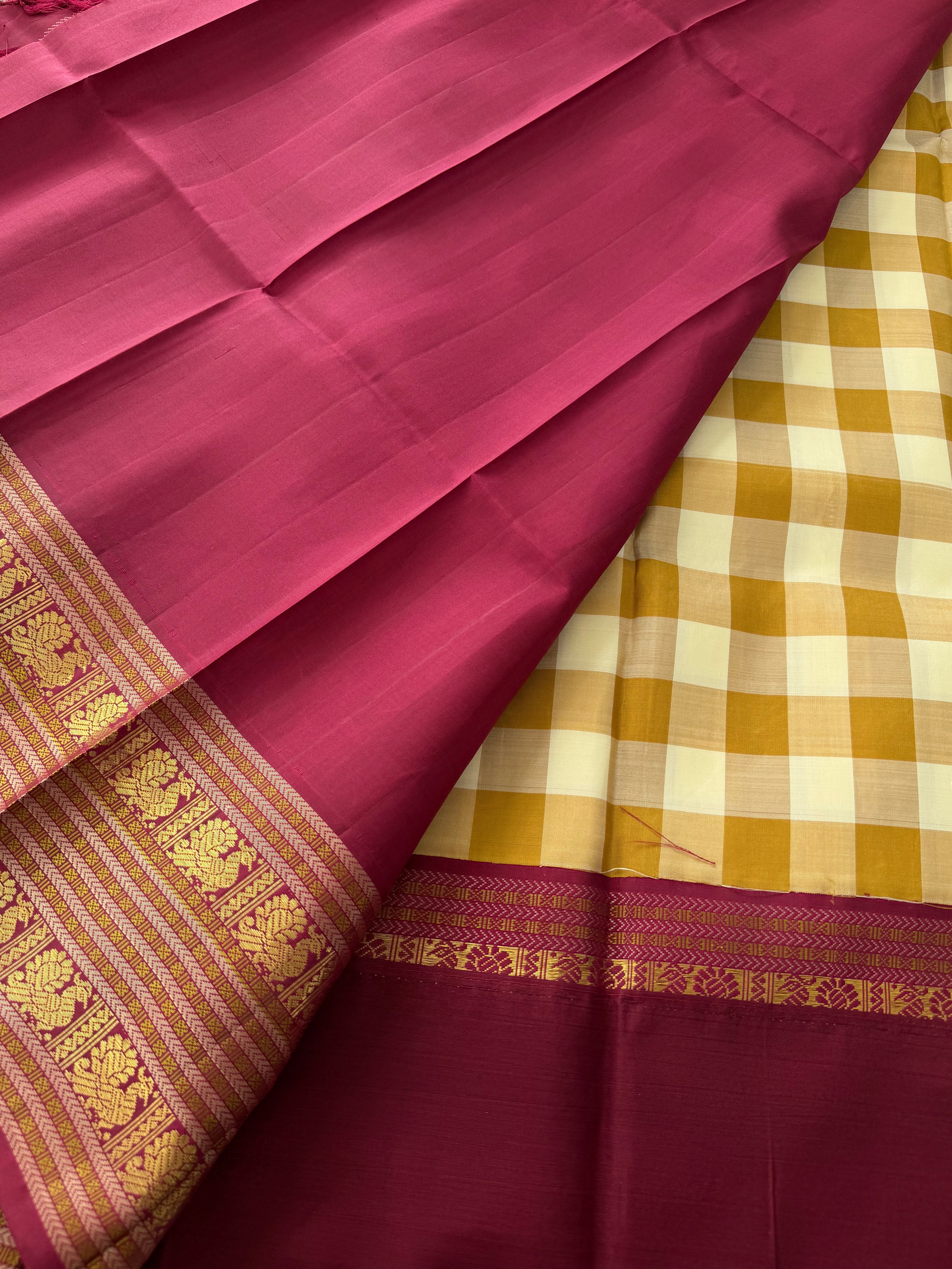 PROJECT KATTAM COLLECTIVE  : Kattam Korvai Kanjivaram Silk