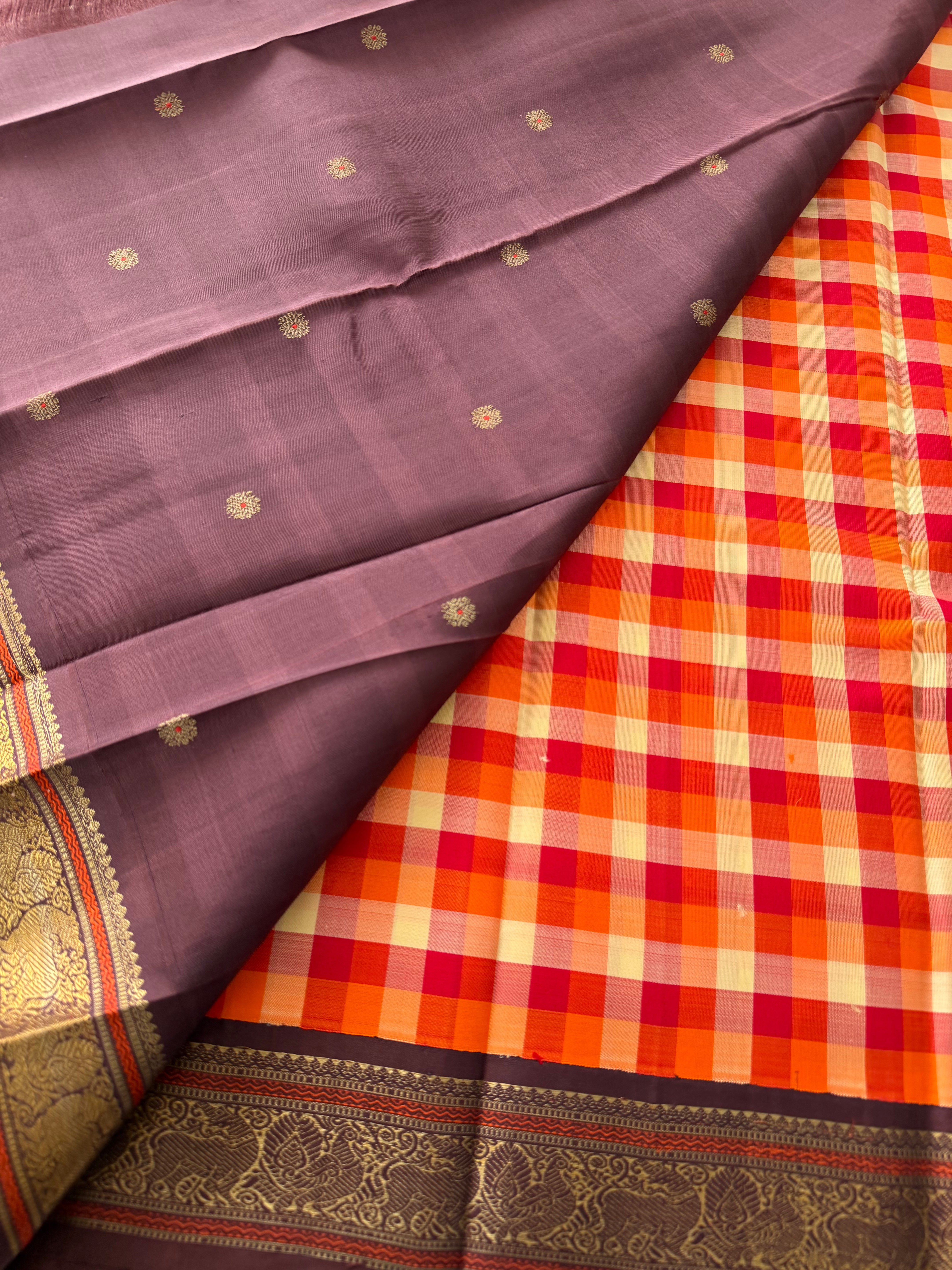 PROJECT KATTAM COLLECTIVE  : Kattam Korvai Kanjivaram Silk