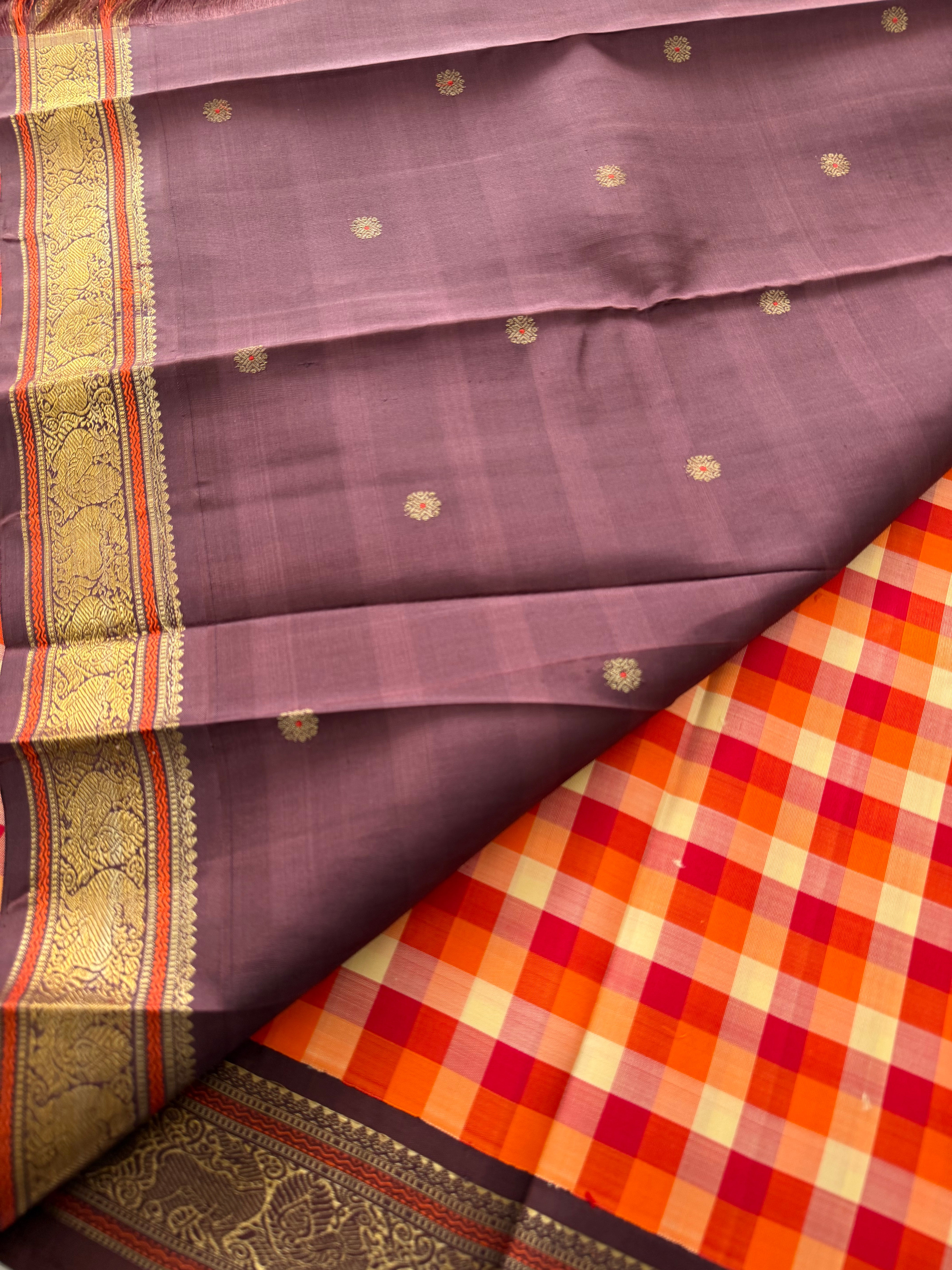 PROJECT KATTAM COLLECTIVE  : Kattam Korvai Kanjivaram Silk