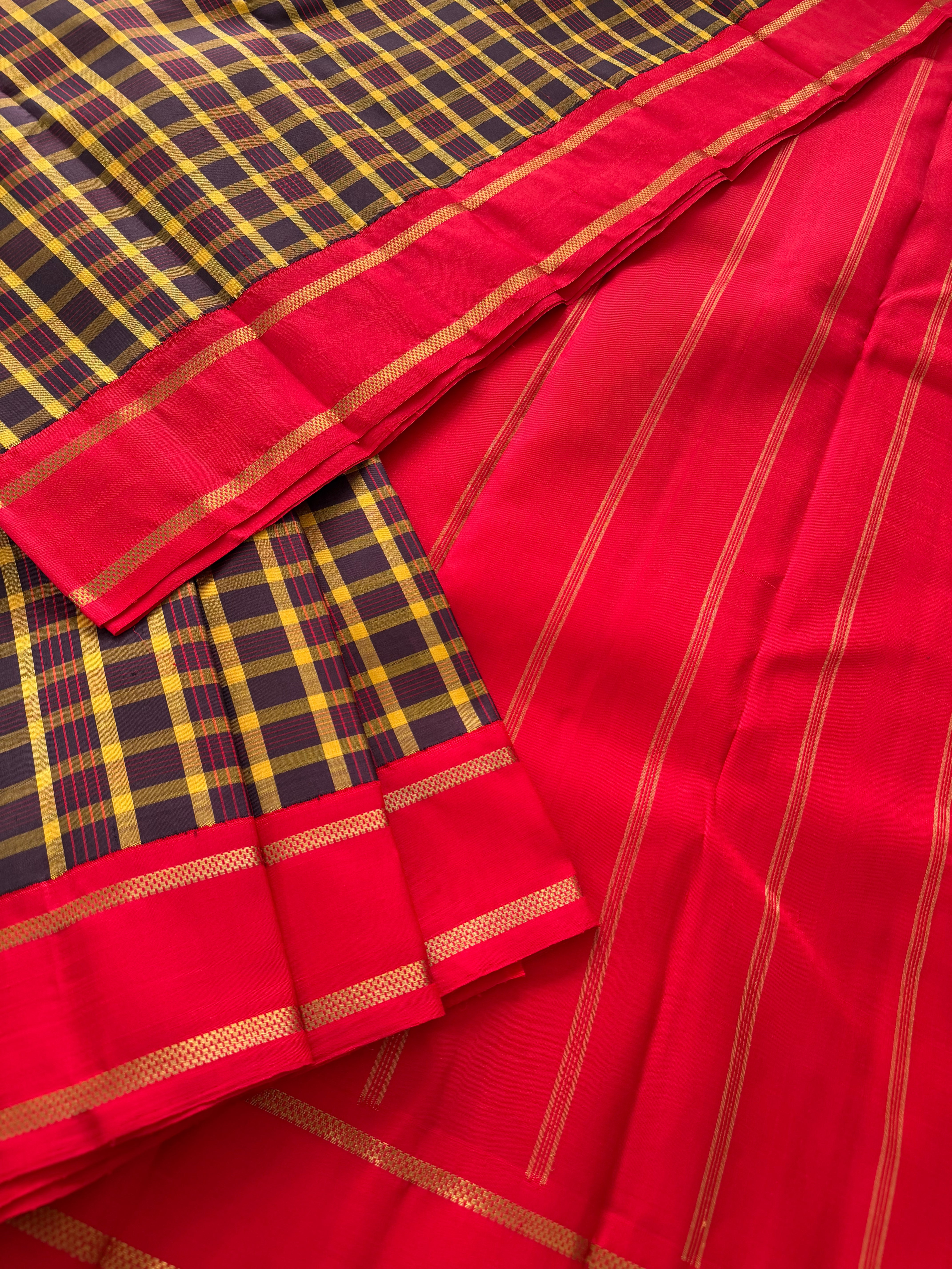 PROJECT KATTAM COLLECTIVE  : Kattam Korvai Kanjivaram Silk
