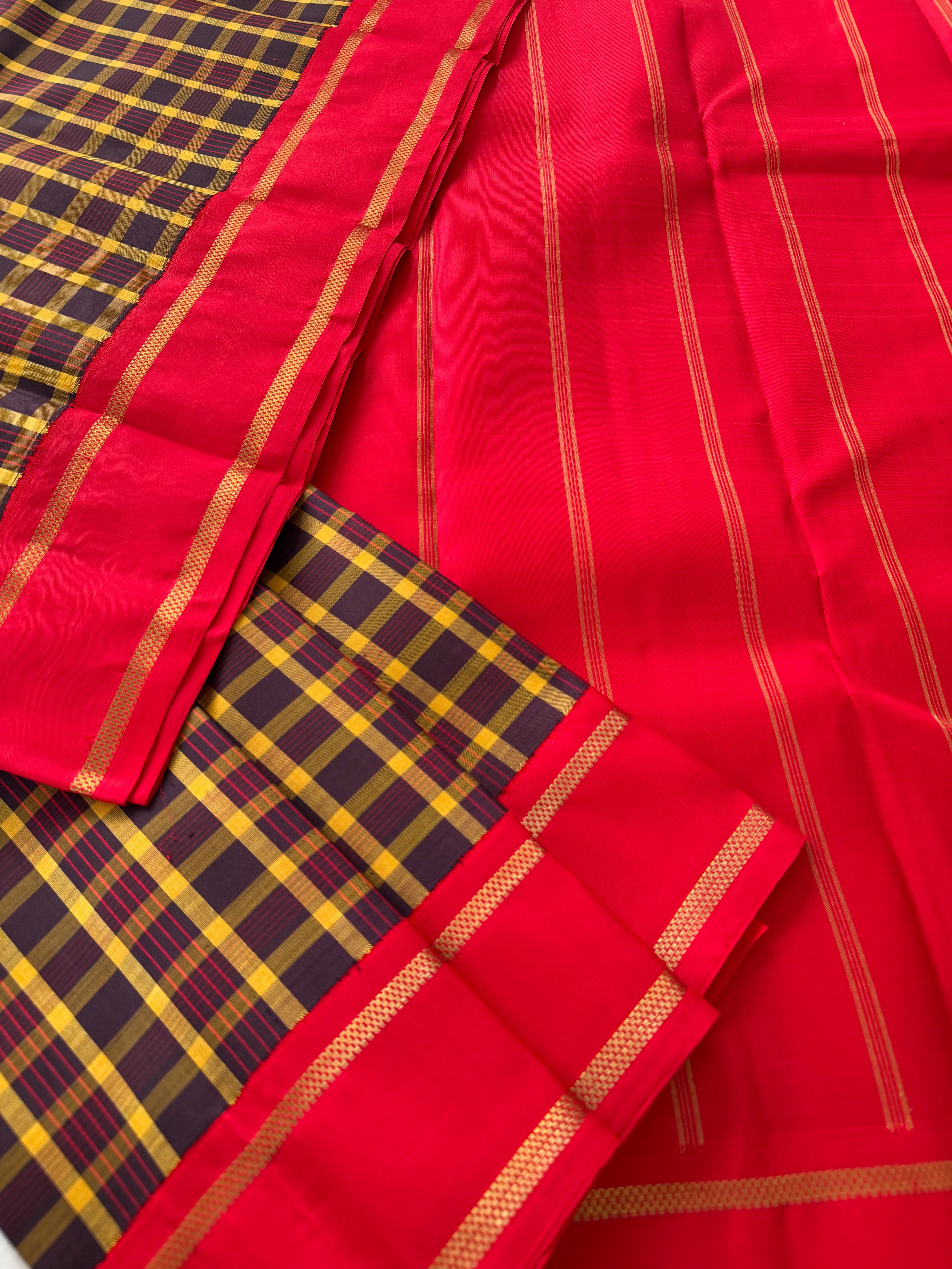 PROJECT KATTAM COLLECTIVE  : Kattam Korvai Kanjivaram Silk