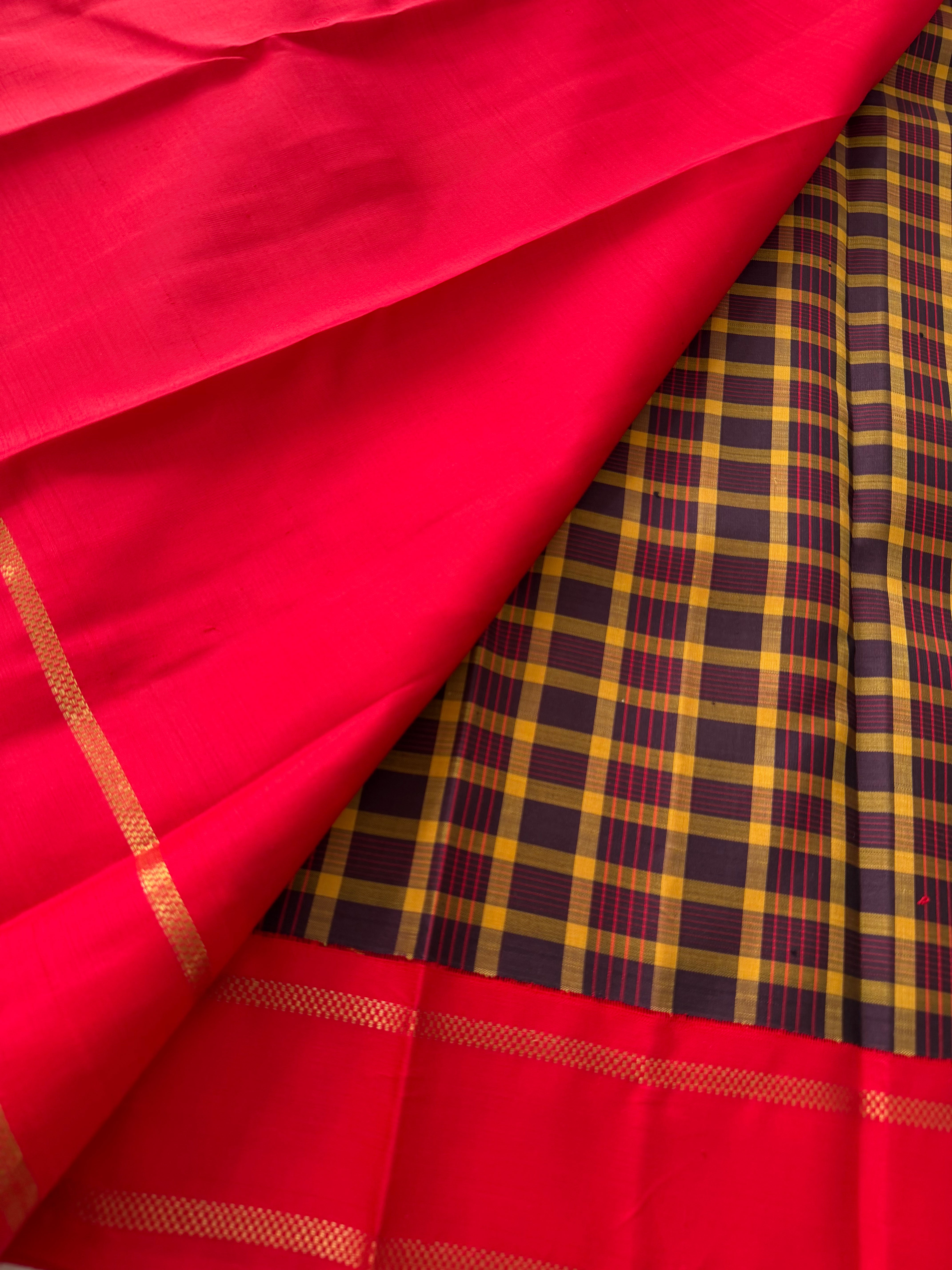 PROJECT KATTAM COLLECTIVE  : Kattam Korvai Kanjivaram Silk