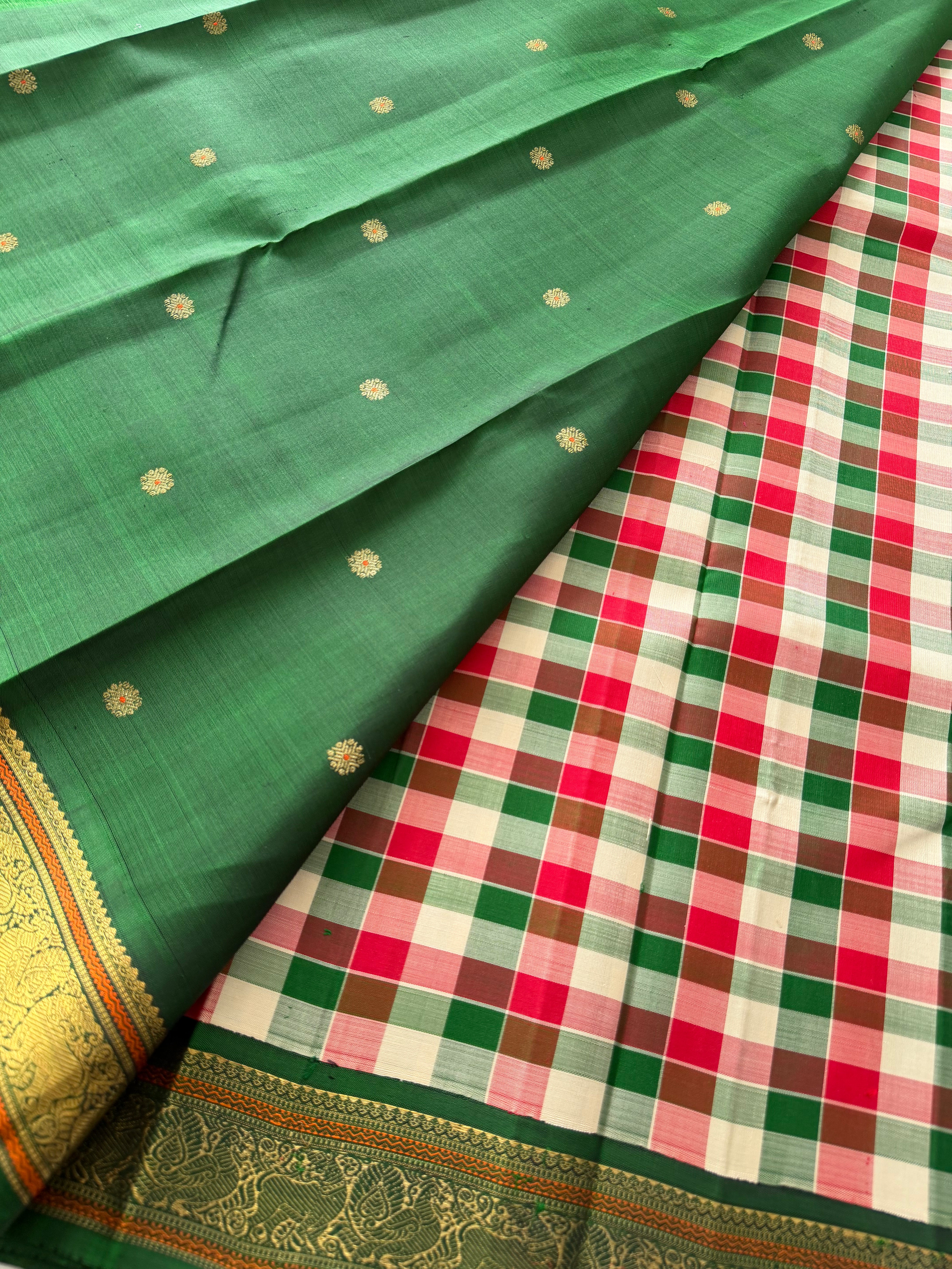 PROJECT KATTAM COLLECTIVE  : Kattam Korvai Kanjivaram Silk