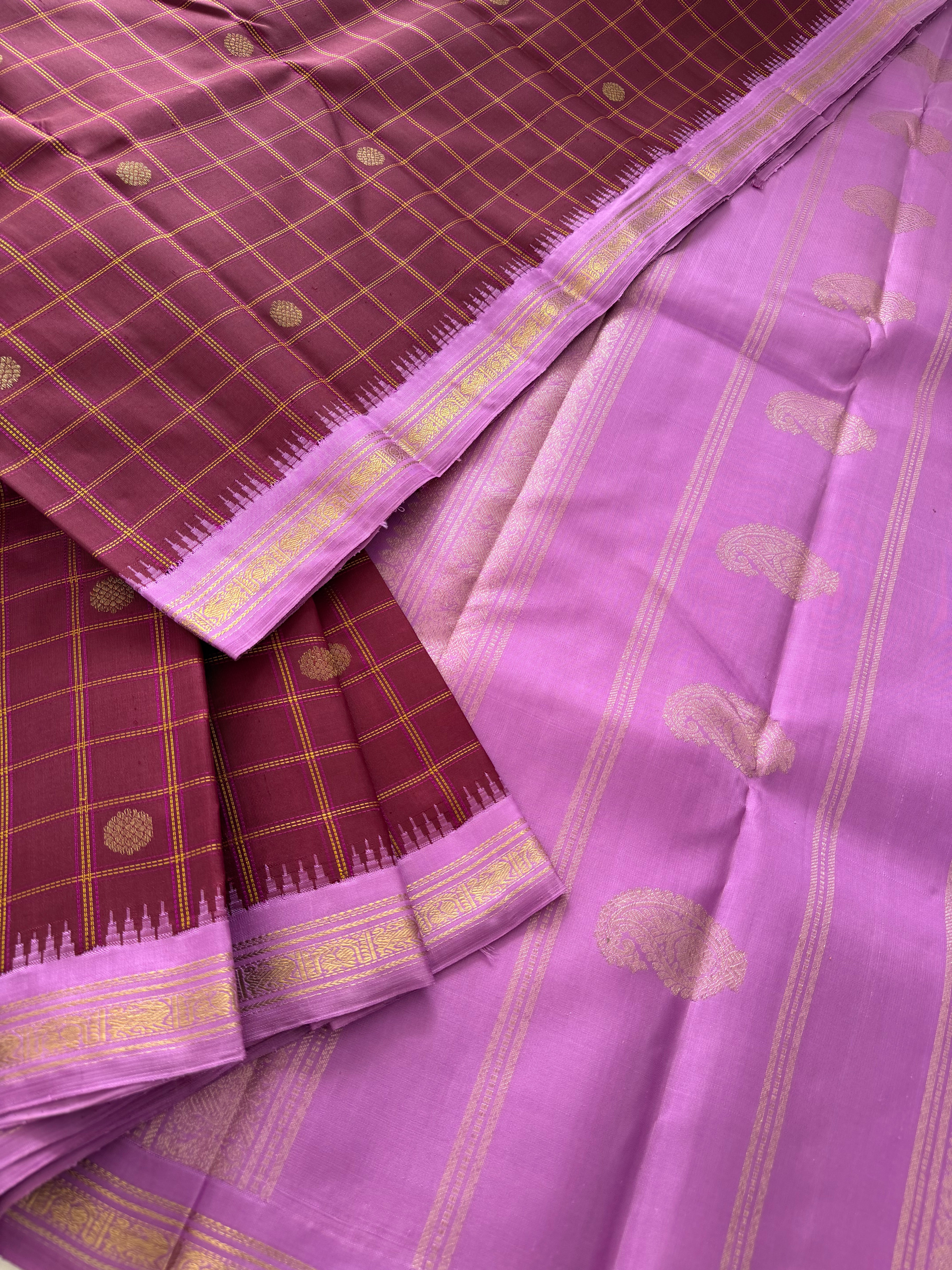 PROJECT KATTAM COLLECTIVE  : Kattam Korvai Kanjivaram Silk