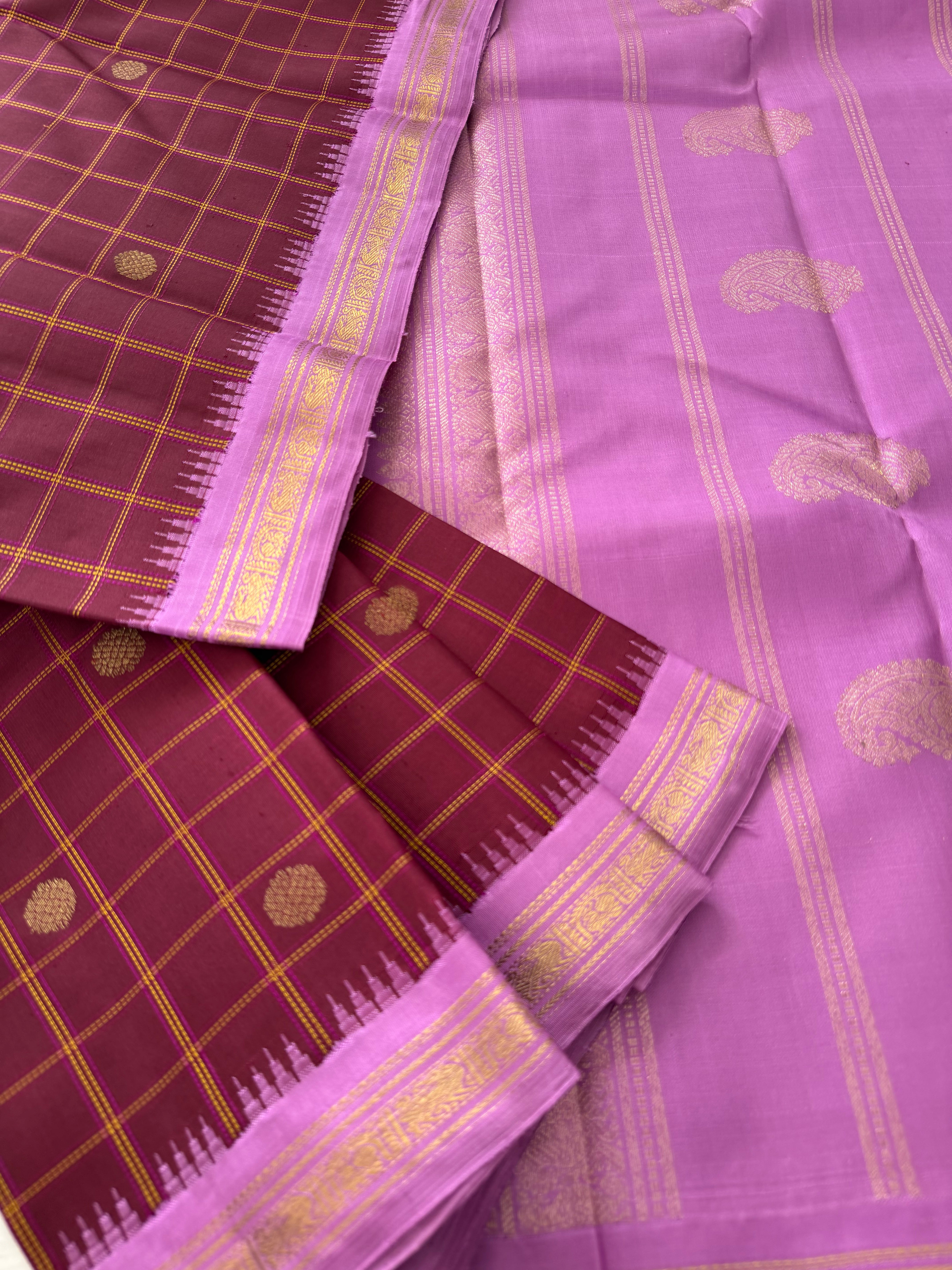 PROJECT KATTAM COLLECTIVE  : Kattam Korvai Kanjivaram Silk