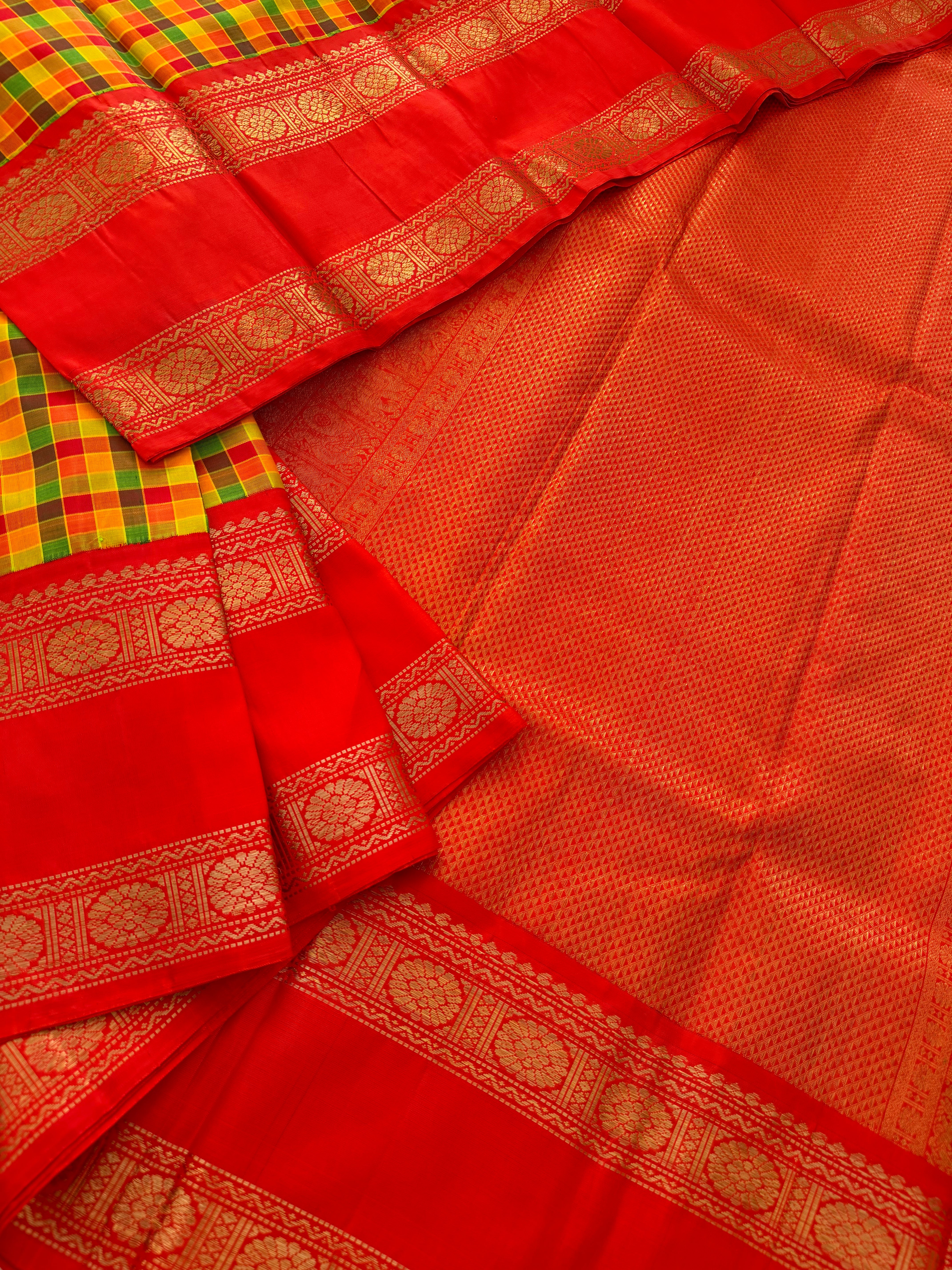 PROJECT KATTAM COLLECTIVE  : Kattam Korvai Kanjivaram Silk