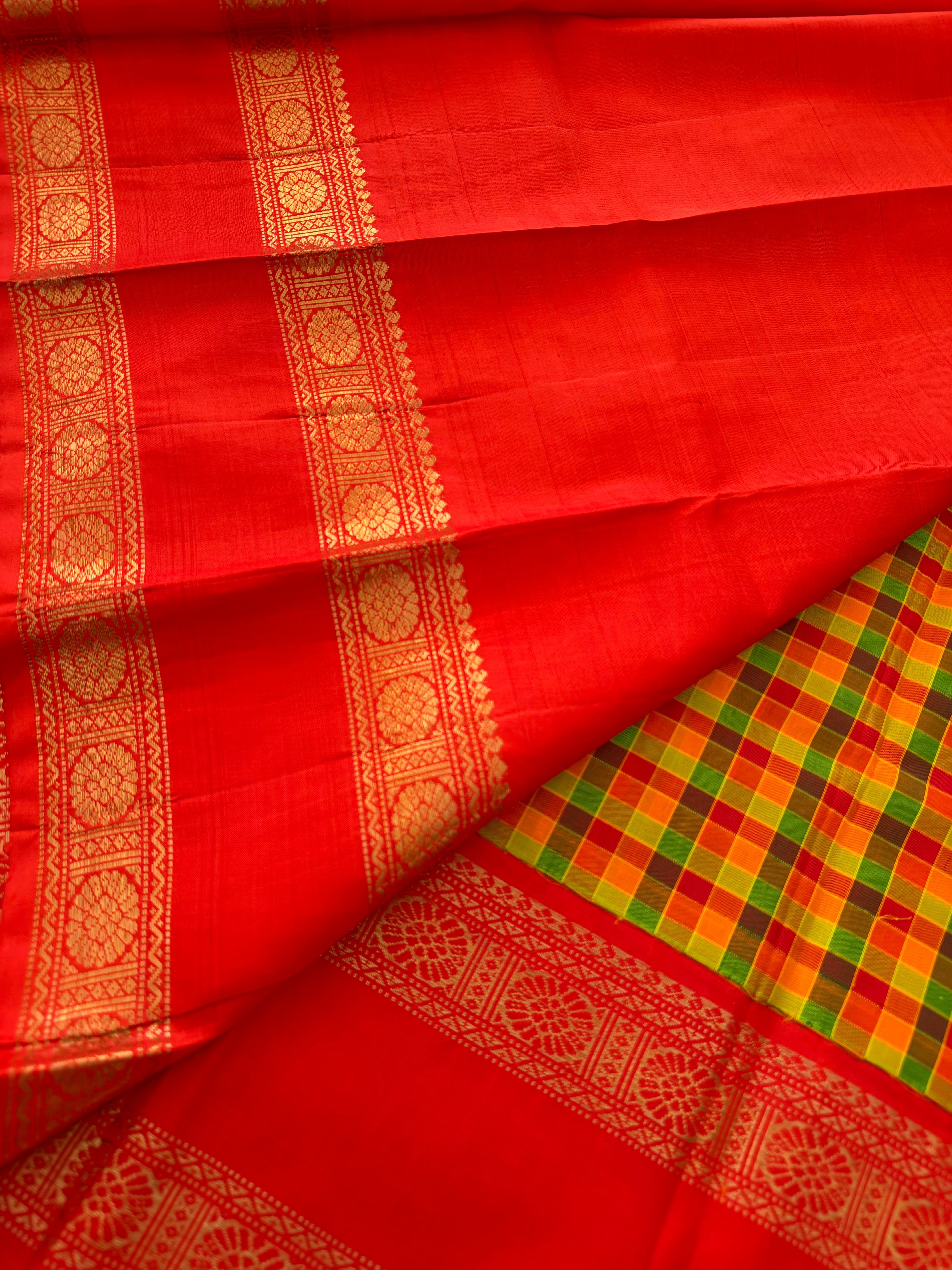 PROJECT KATTAM COLLECTIVE  : Kattam Korvai Kanjivaram Silk