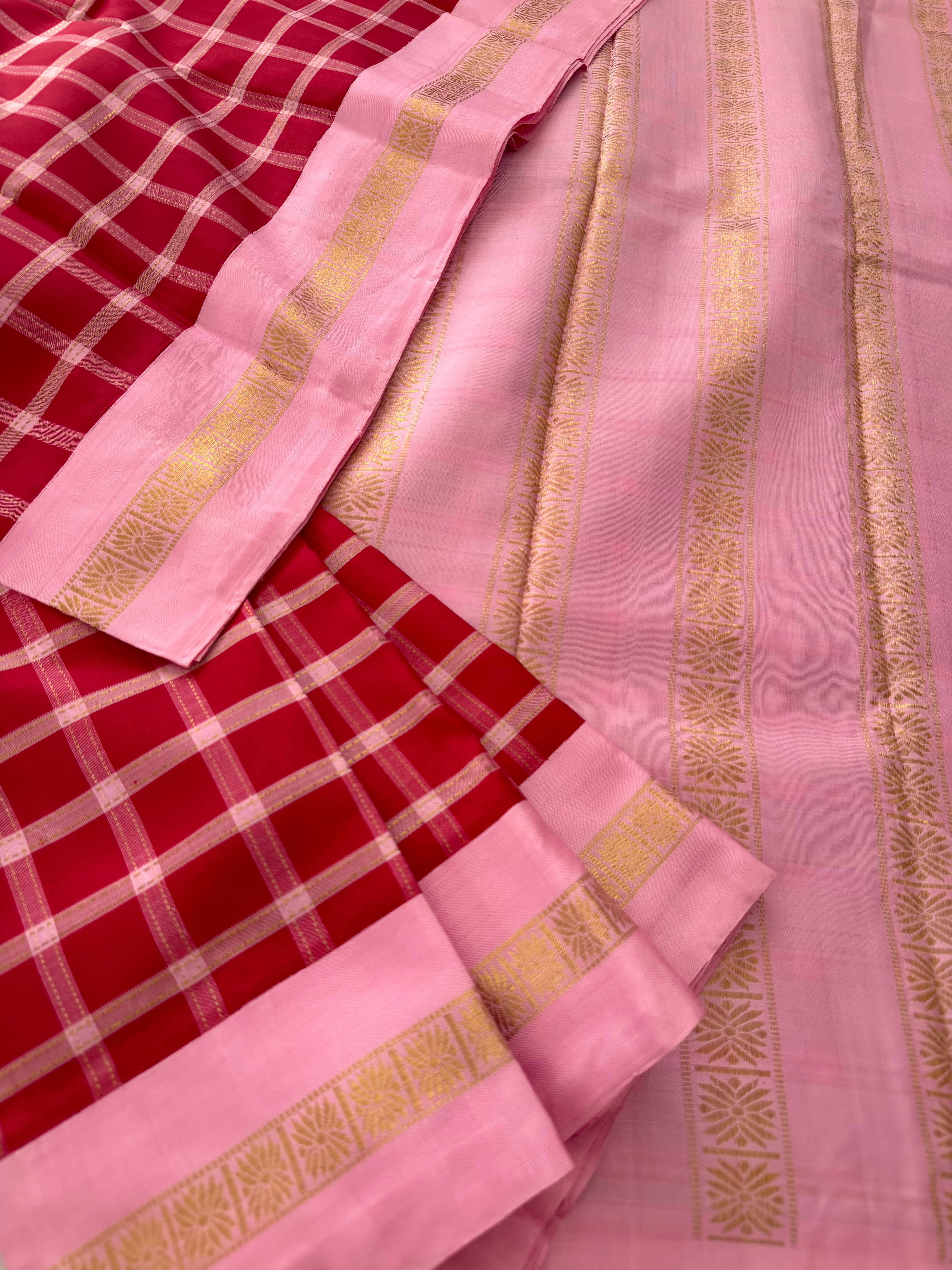 PROJECT KATTAM COLLECTIVE  : Kattam Korvai Kanjivaram Silk