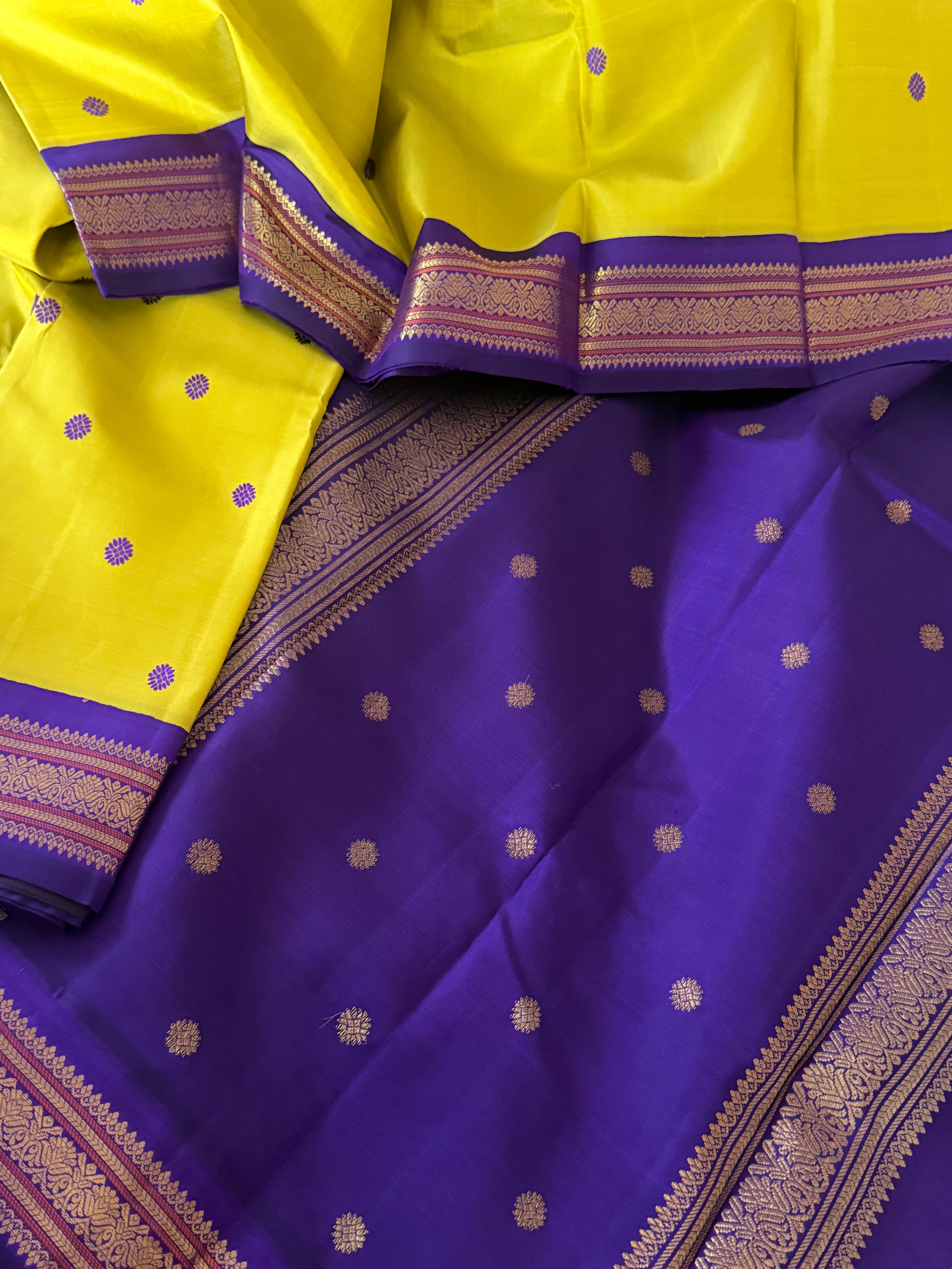 MYTHILI : Vintage Korvai Kanjivaram (Sampanga Green)