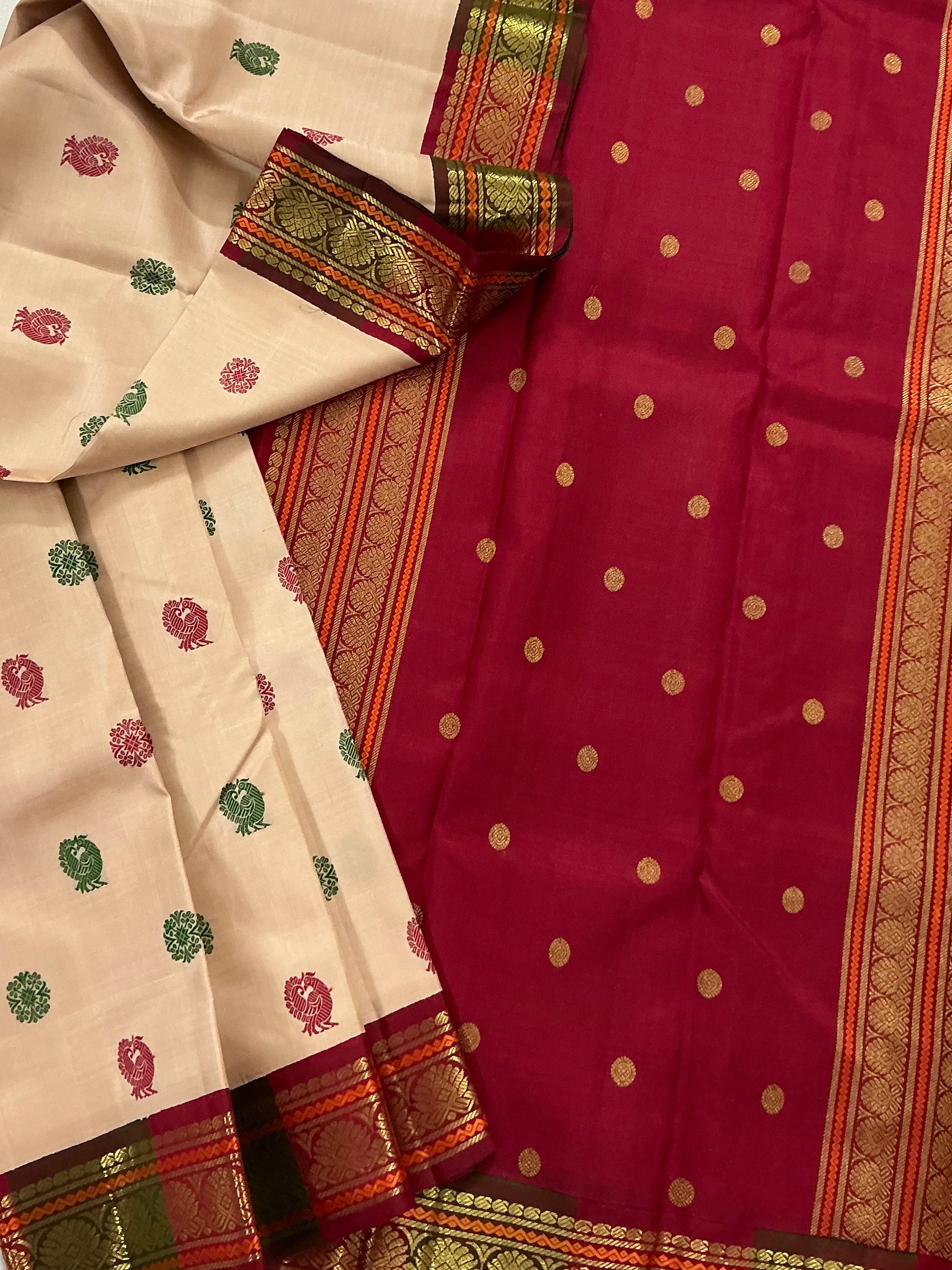 MYTHILI : Vintage Inspired Korvai Kanjivaram