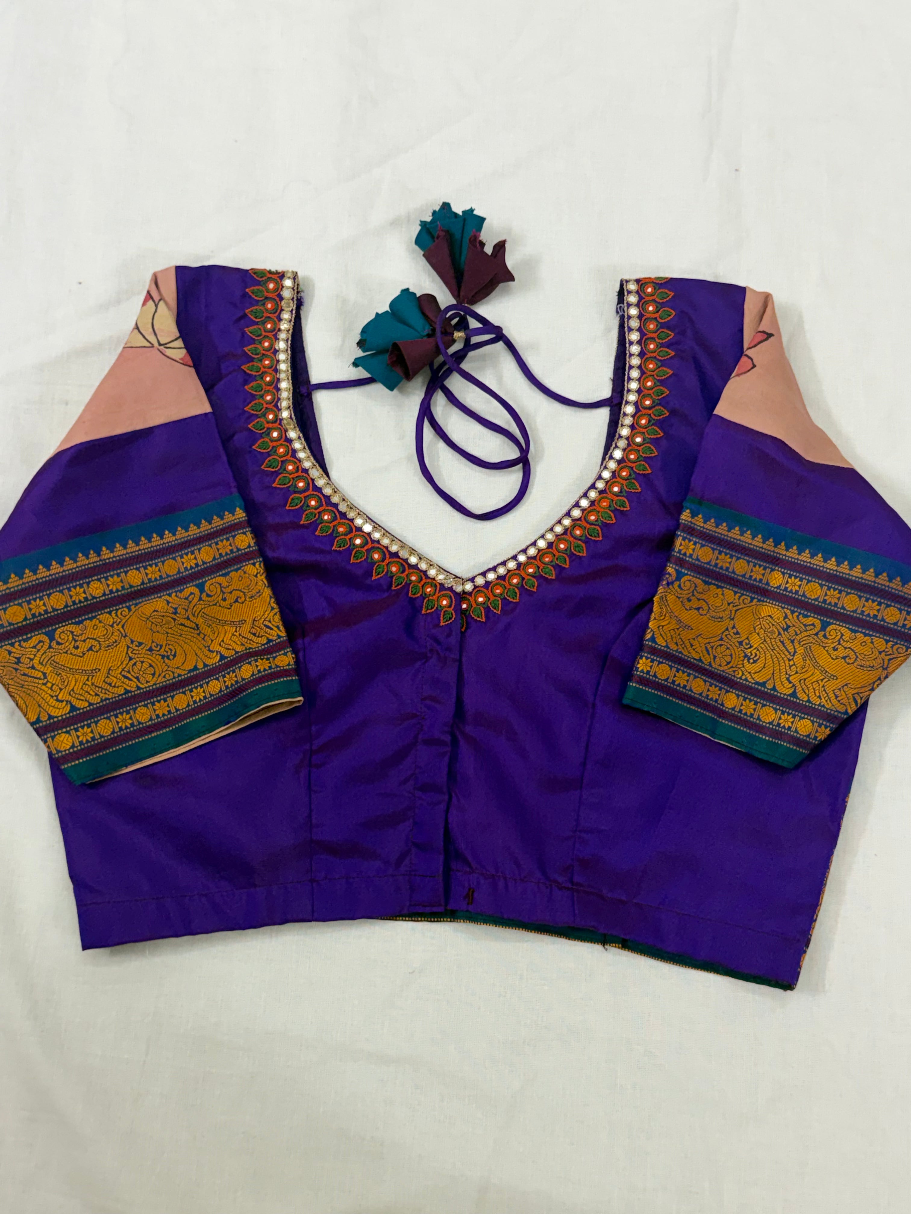 Handcrafted Ready to Wear Blouse - Kanjivaram Silk