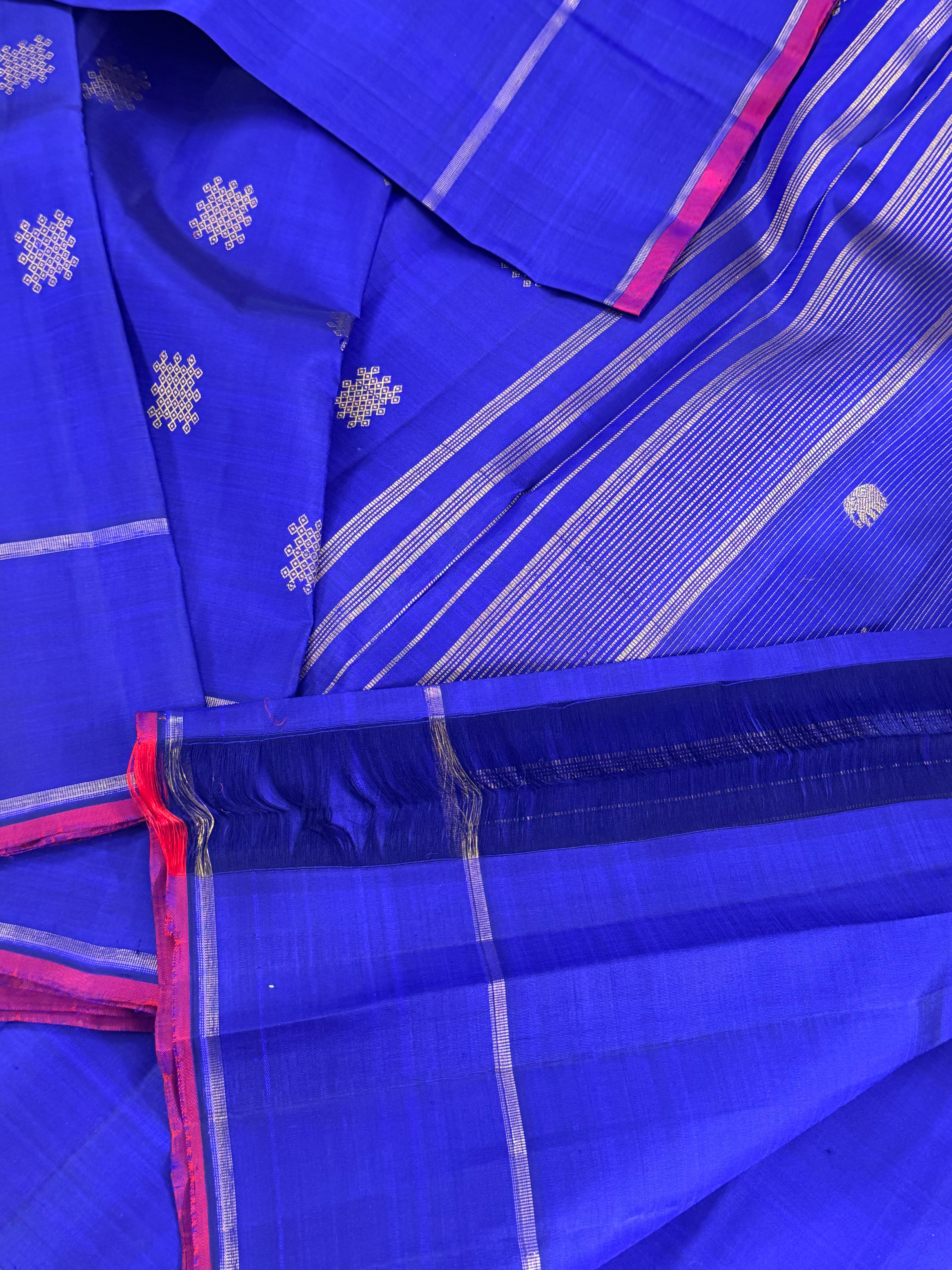 Swara: Kolam Motifs Kanjivaram Silk