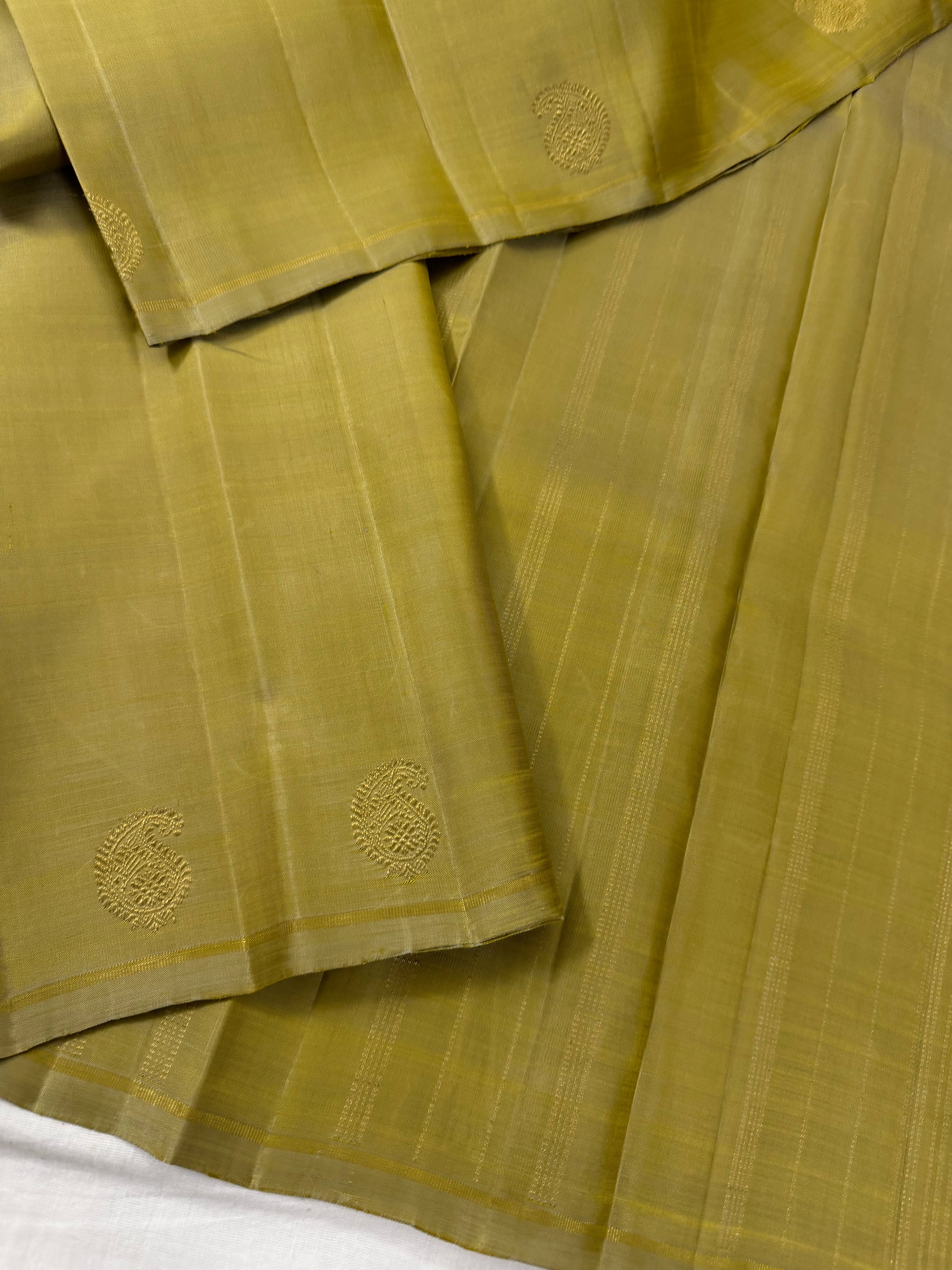 Swara: Kolam Motifs Kanjivaram Silk