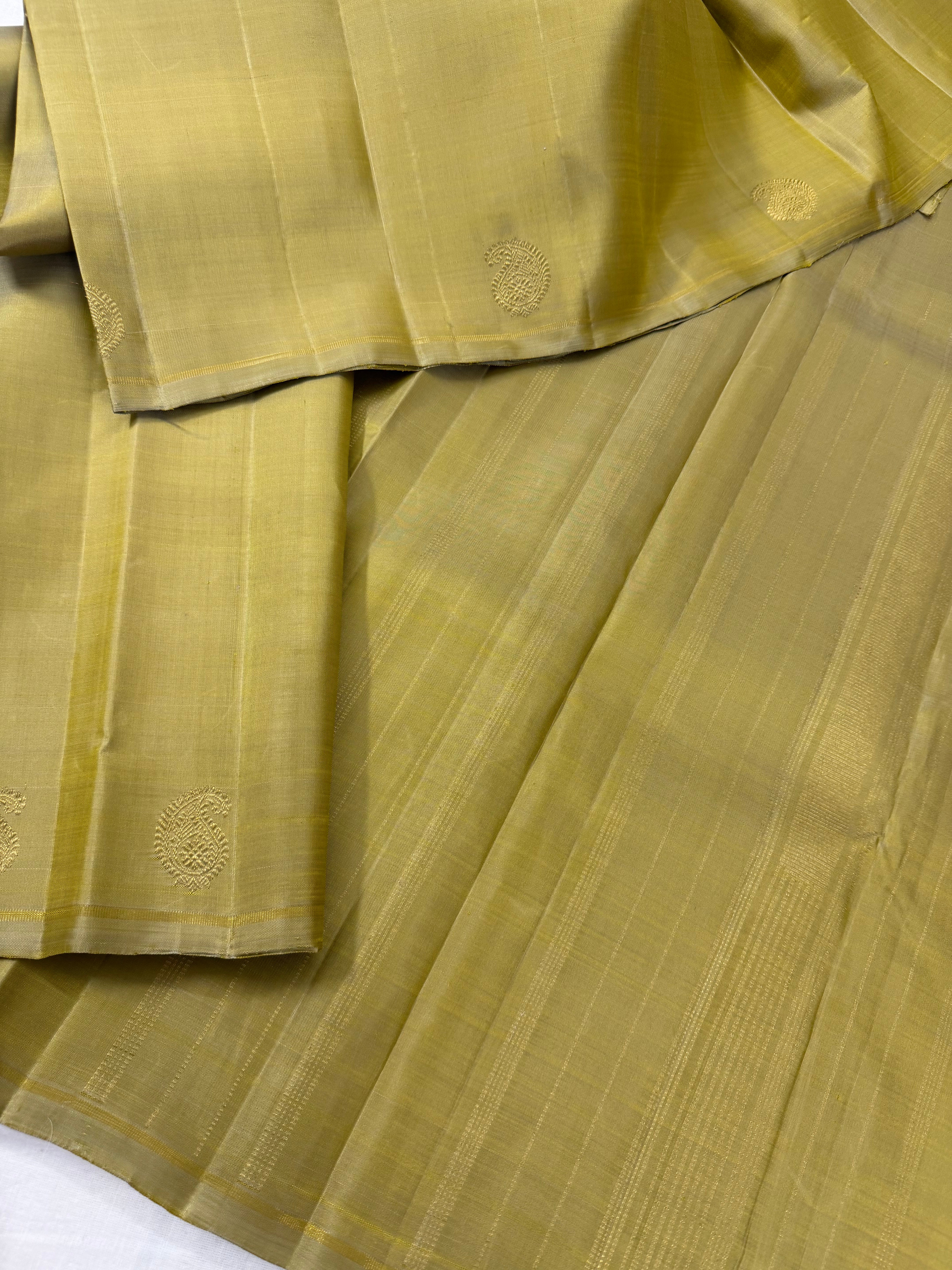 Swara: Kolam Motifs Kanjivaram Silk