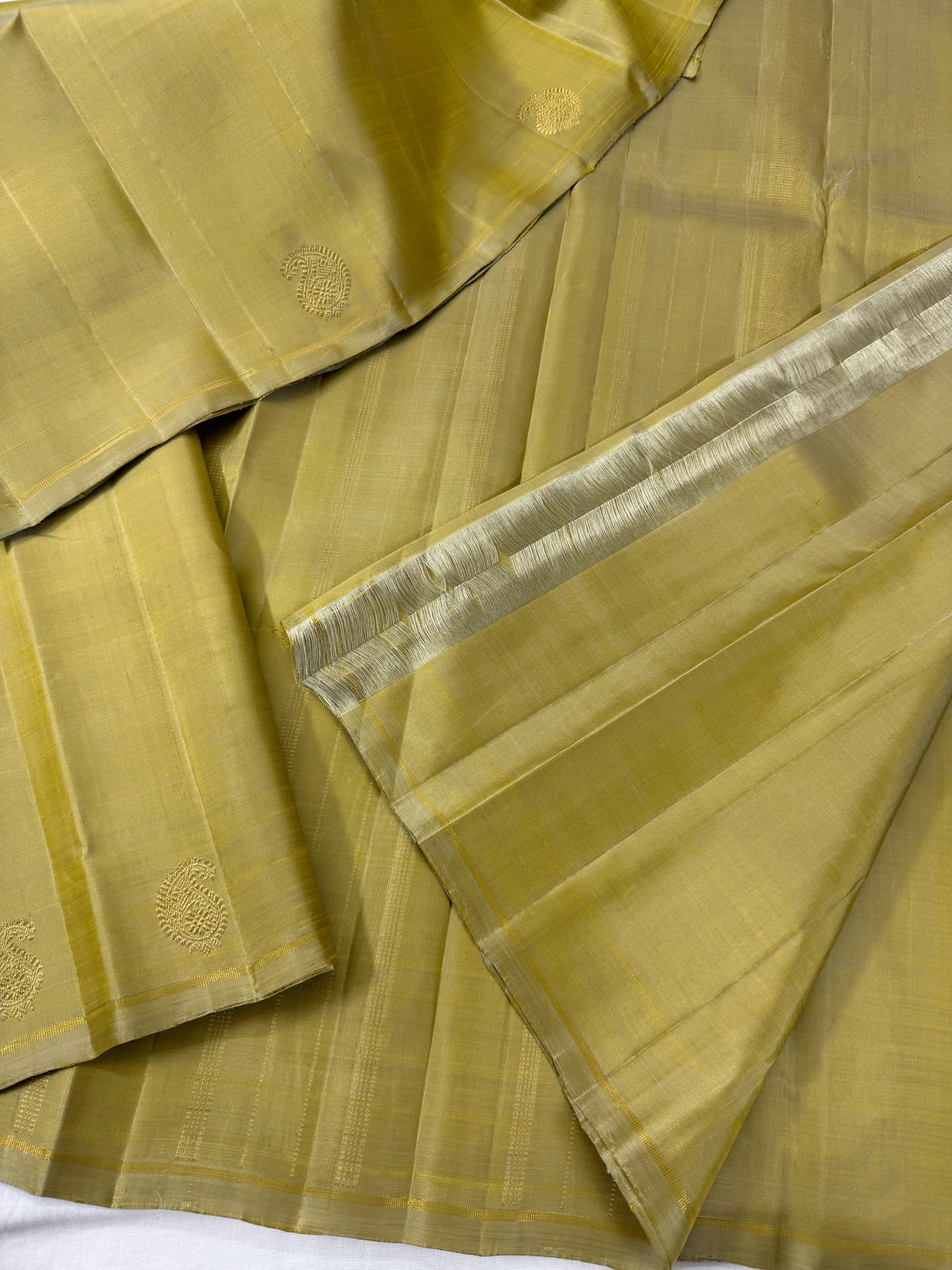 Swara: Kolam Motifs Kanjivaram Silk