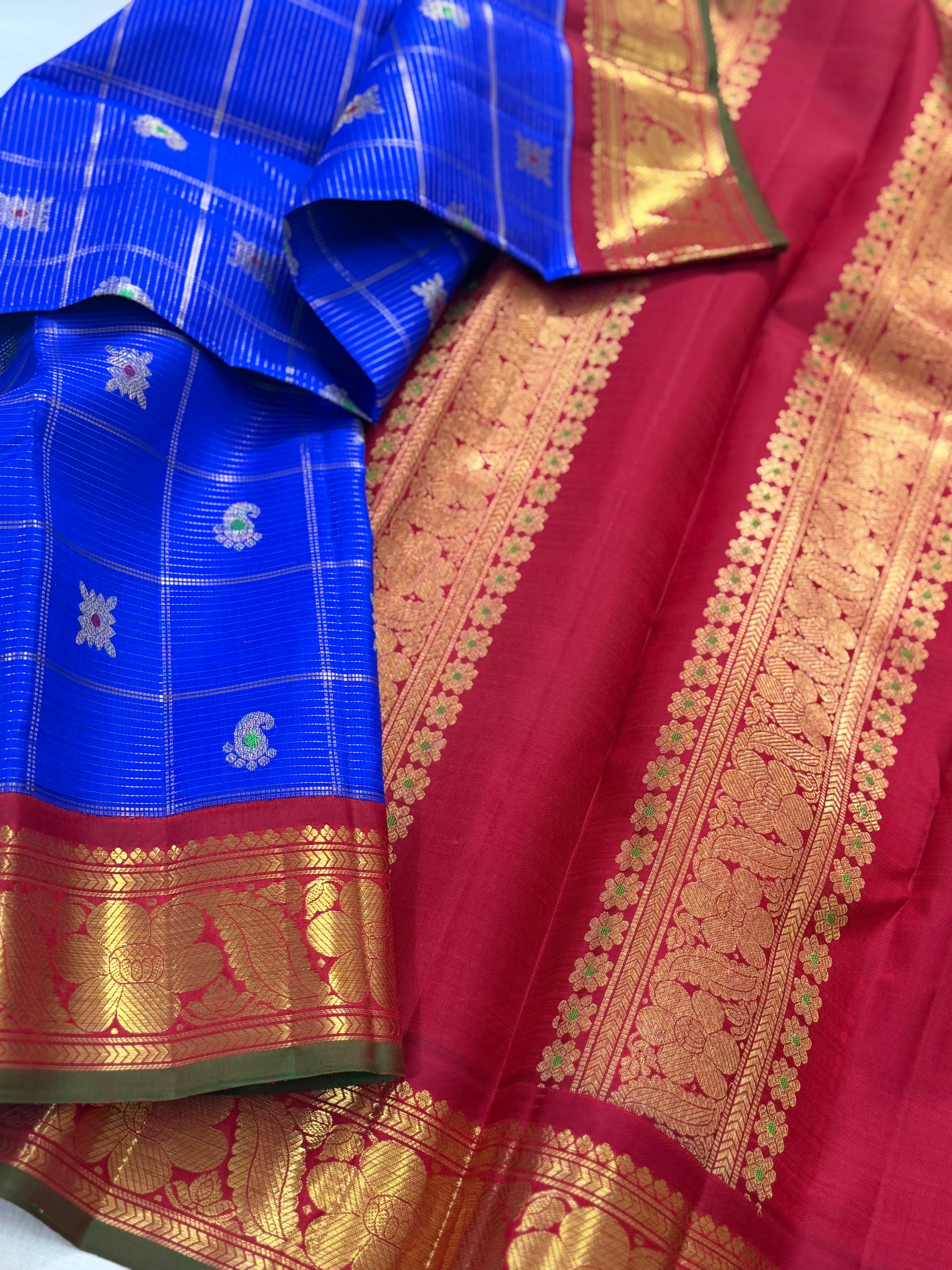 MYTHILI : Vintage Recreated Korvai Kanjivaram