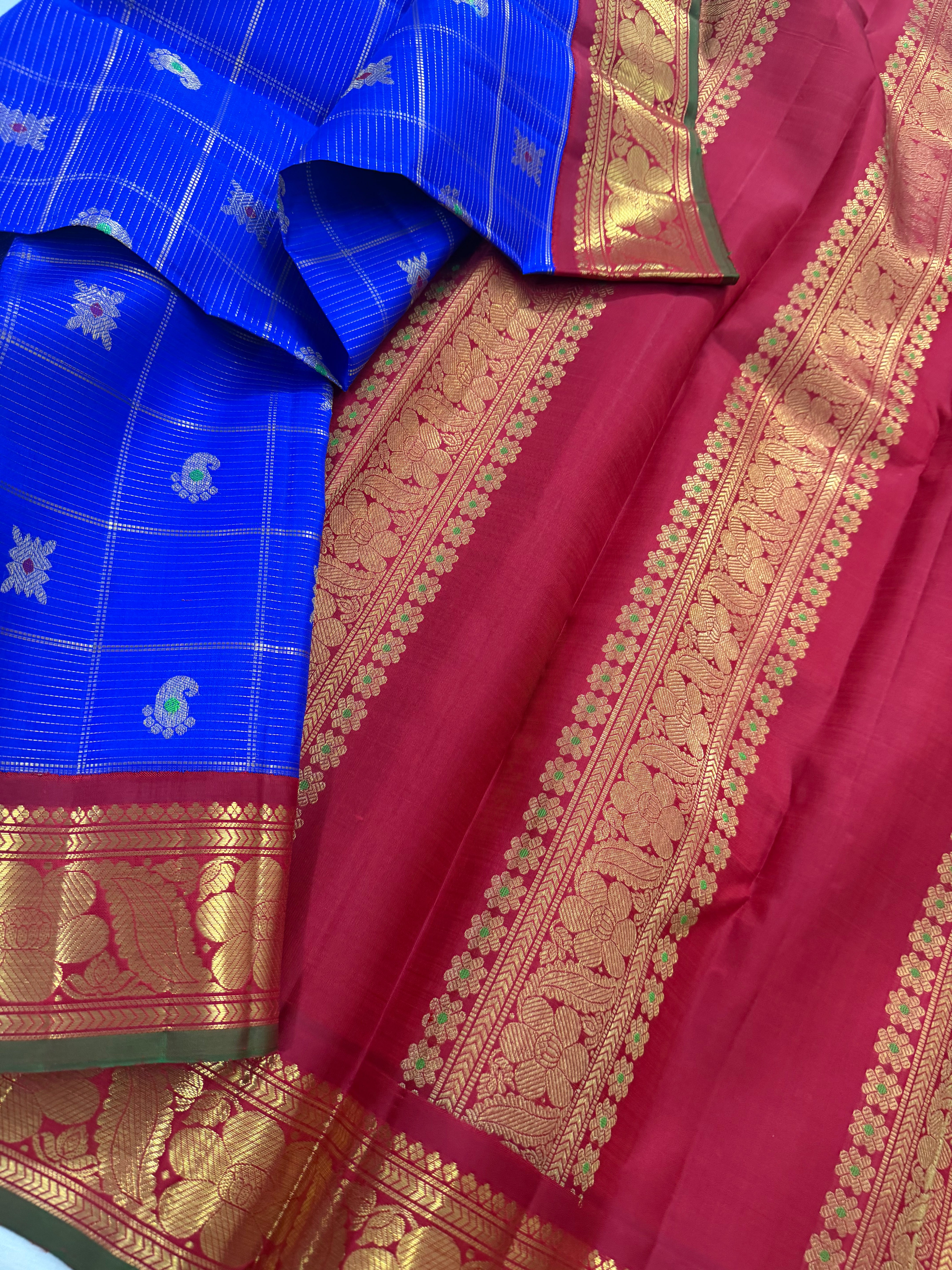MYTHILI : Vintage Recreated Korvai Kanjivaram