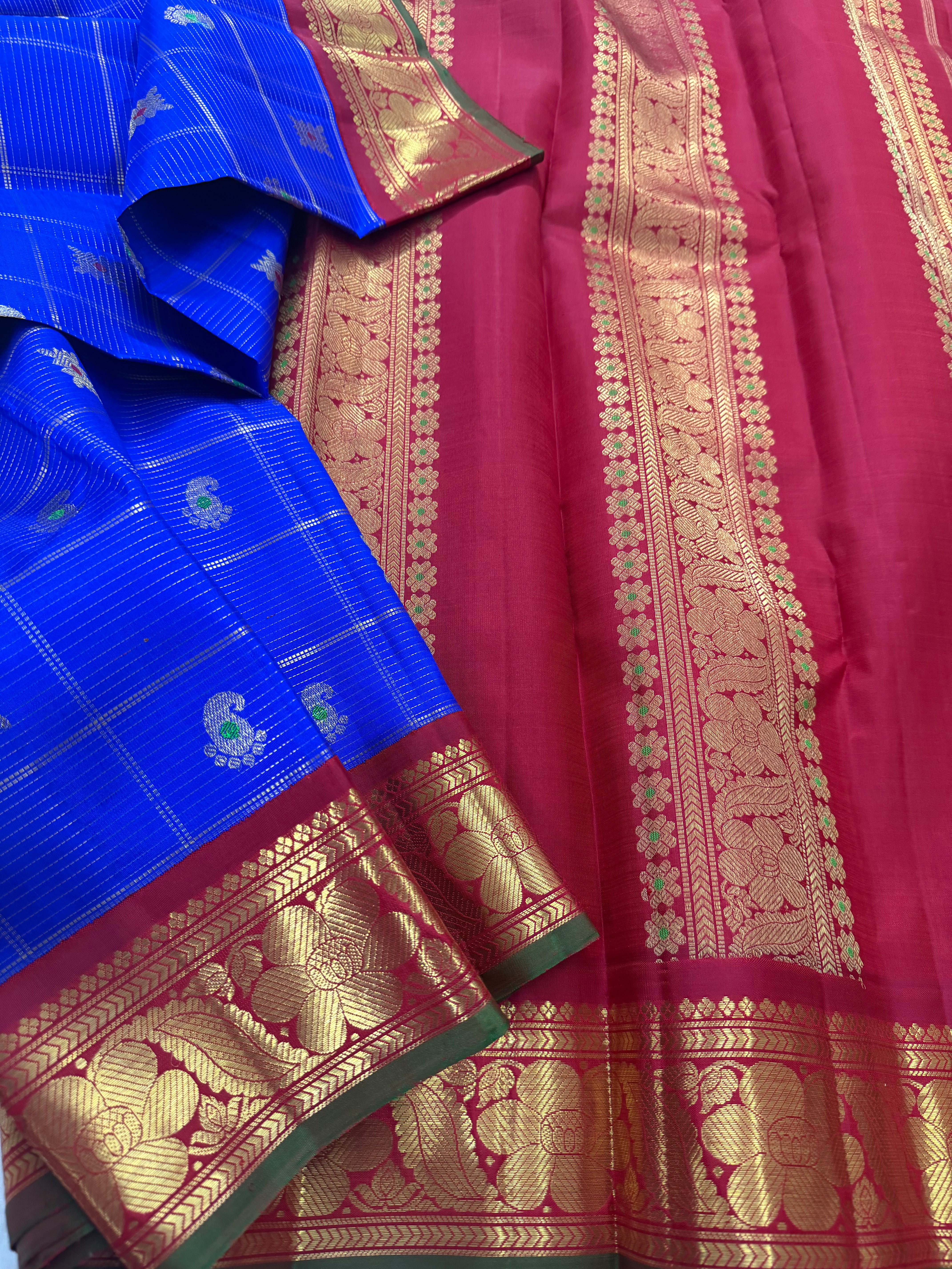 MYTHILI : Vintage Recreated Korvai Kanjivaram